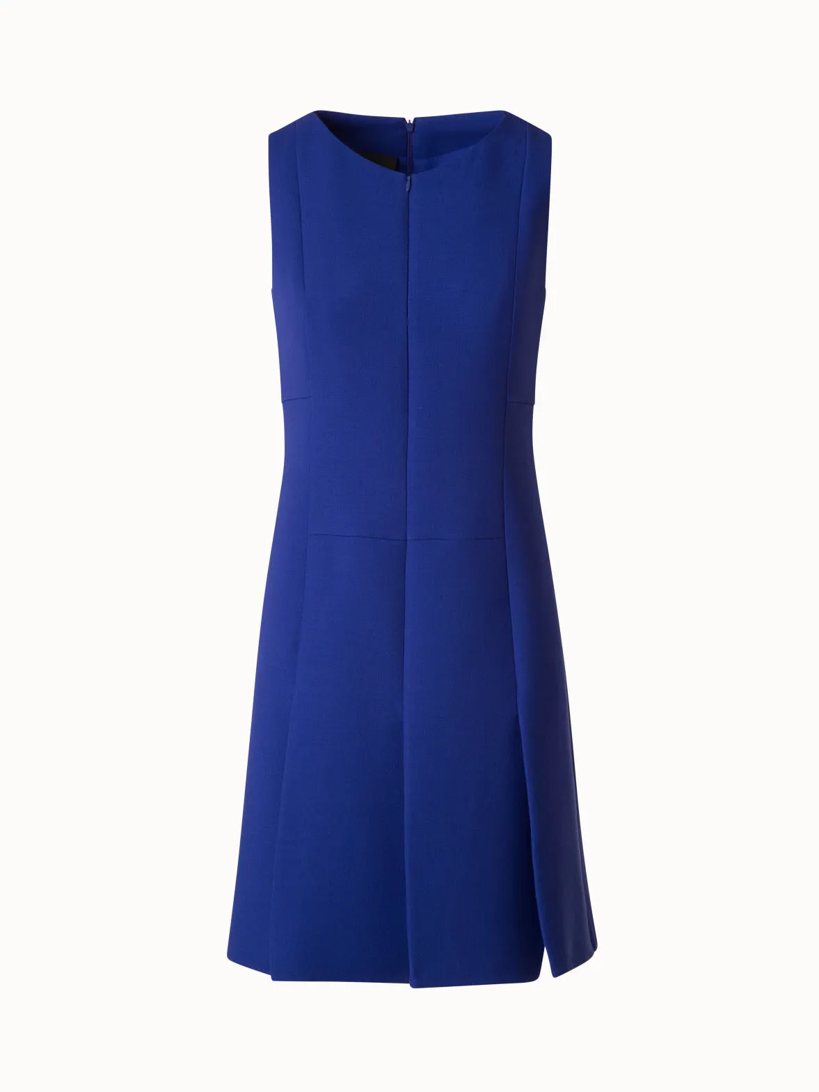 A-Line Wool Double-Face Sheath Dress 