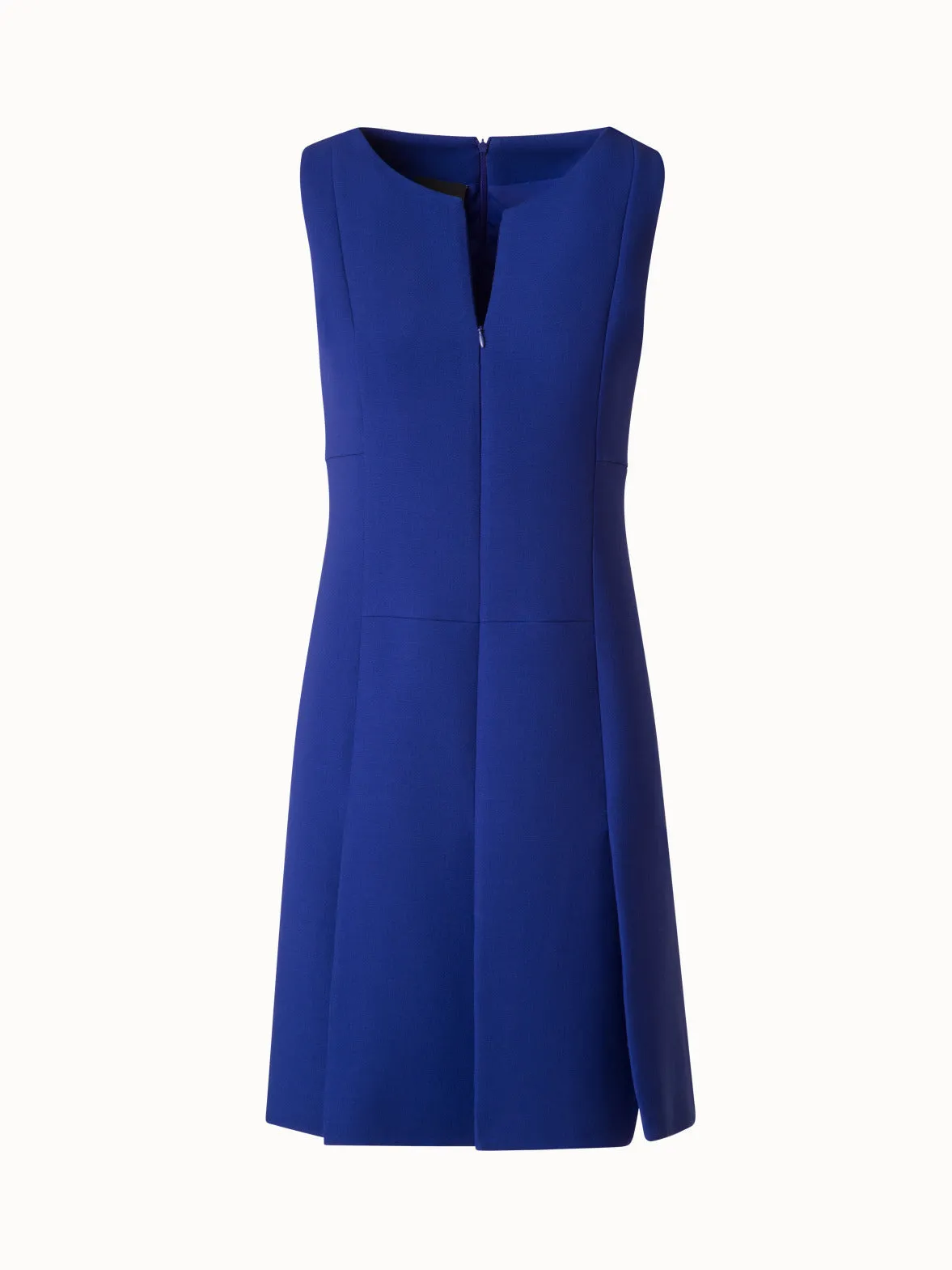 A-Line Wool Double-Face Sheath Dress 