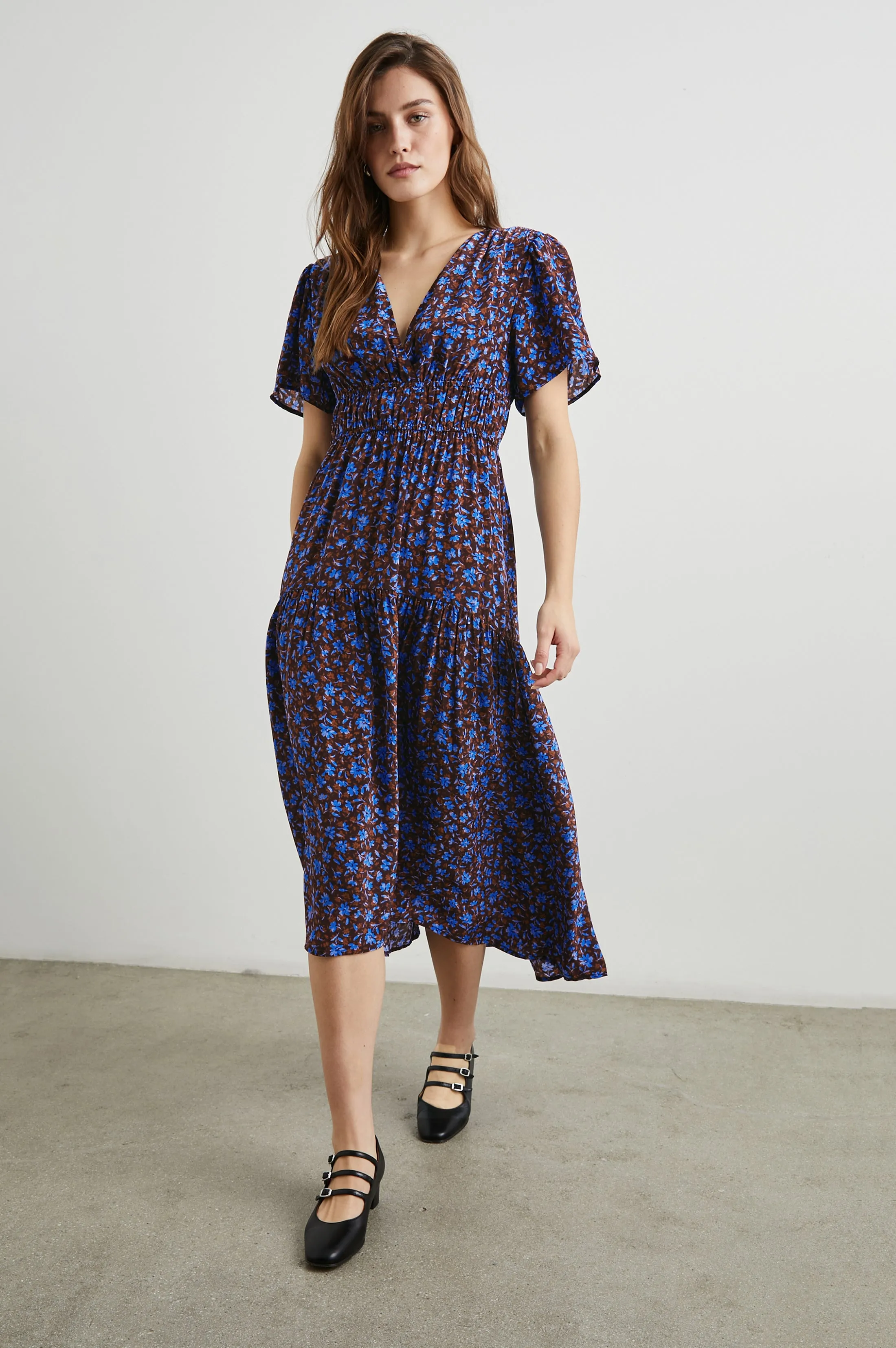 ADELAIDE DRESS - RUSSET CAMELLIA Rails