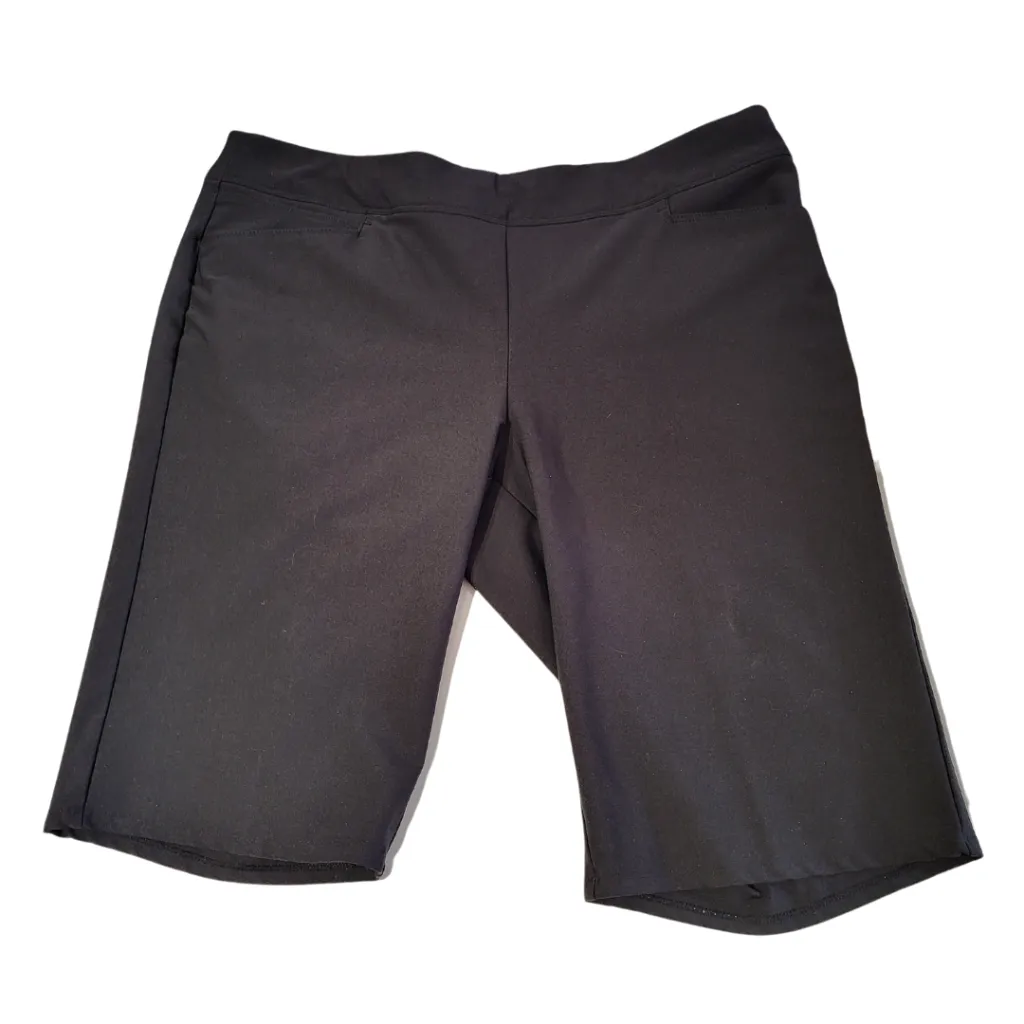 Adidas Women's Black Pull-on Golf Shorts Size L MSP$70