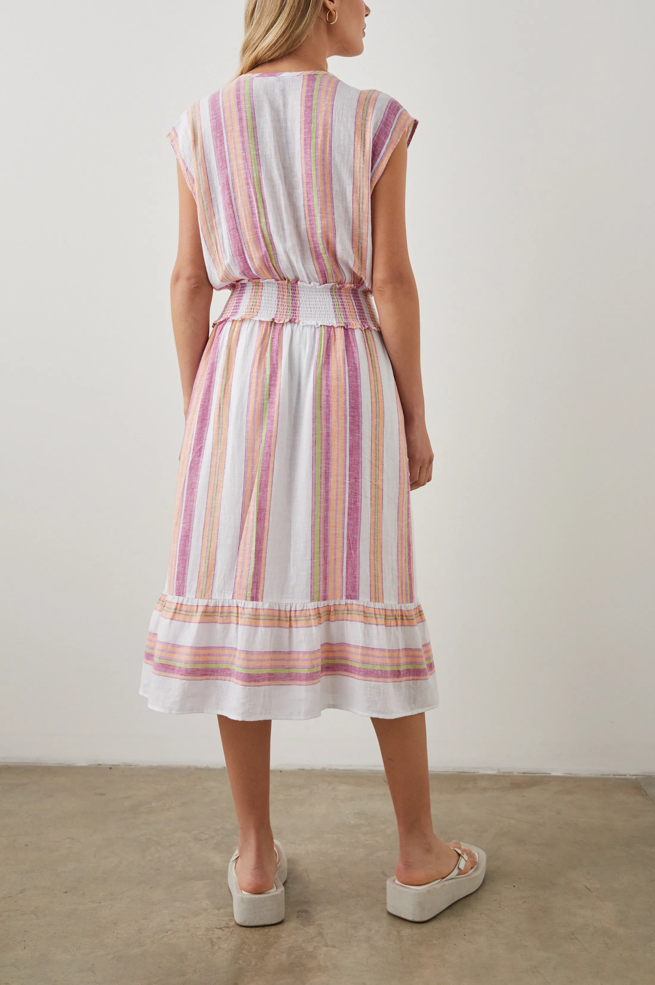 ASHLYN DRESS - HIBISCUS STRIPE Rails