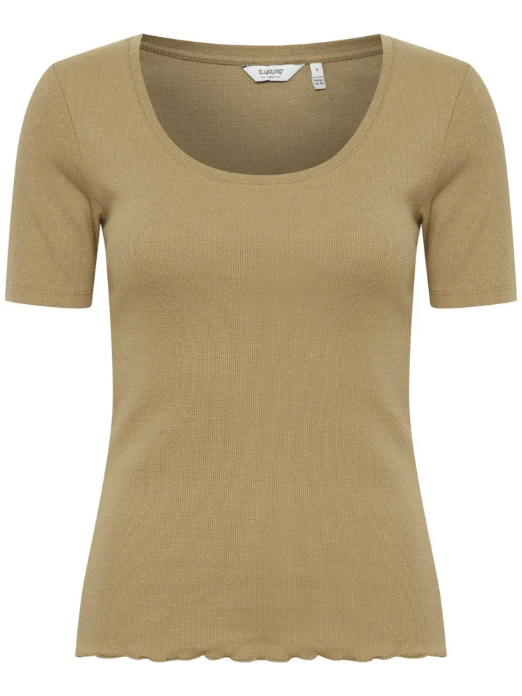 B Young BySanana T-Shirt Aloe