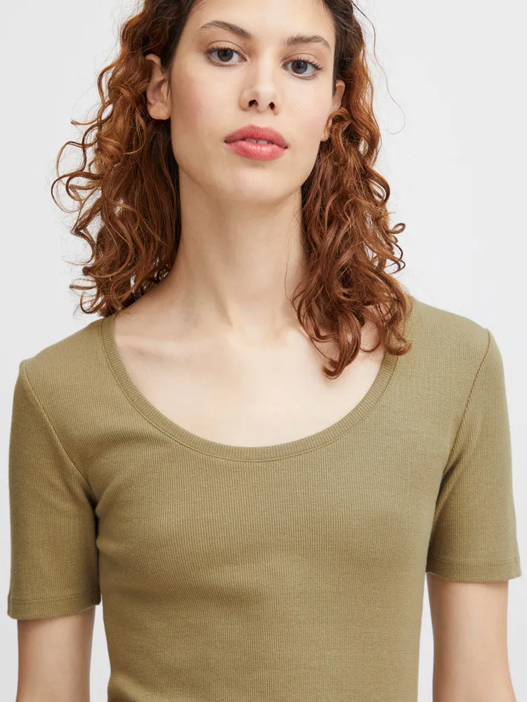B Young BySanana T-Shirt Aloe