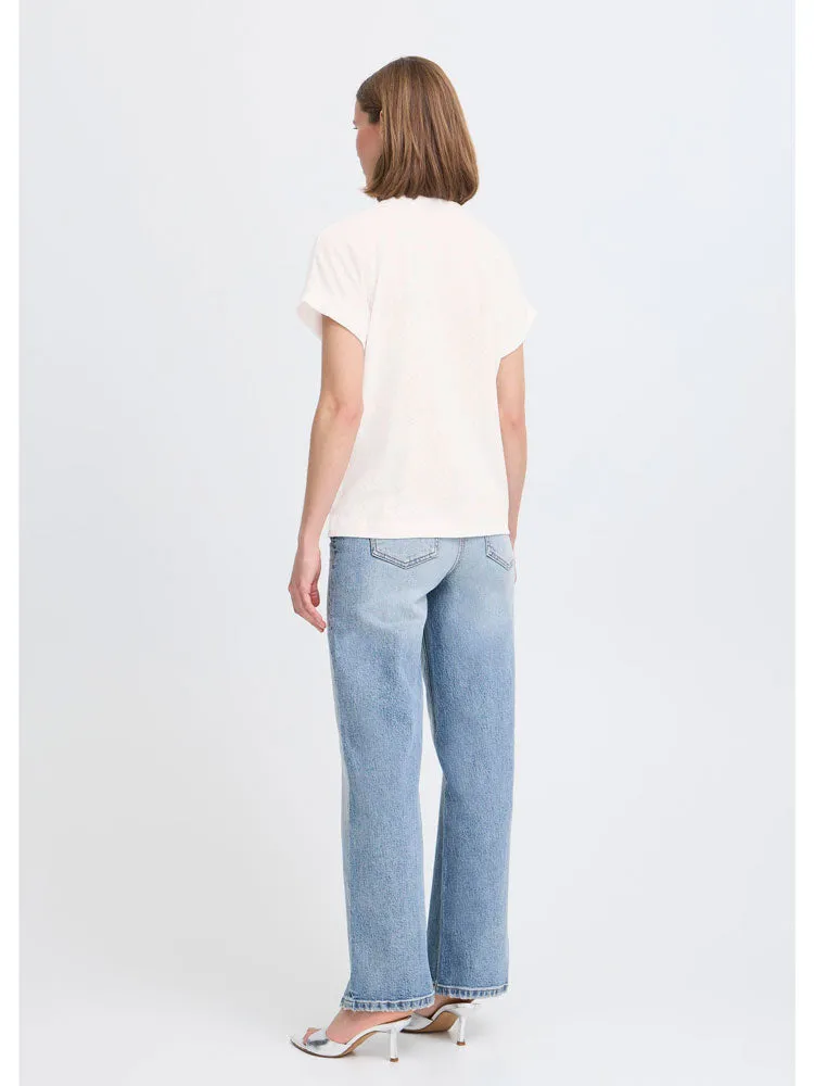 B Young BySibille Blouse Optical White