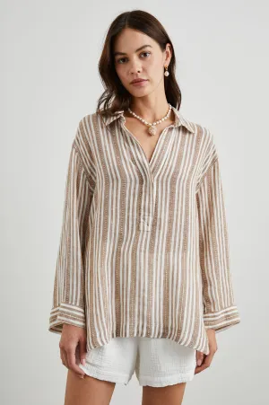 BANKS TOP - PALO SANTO STRIPE Rails