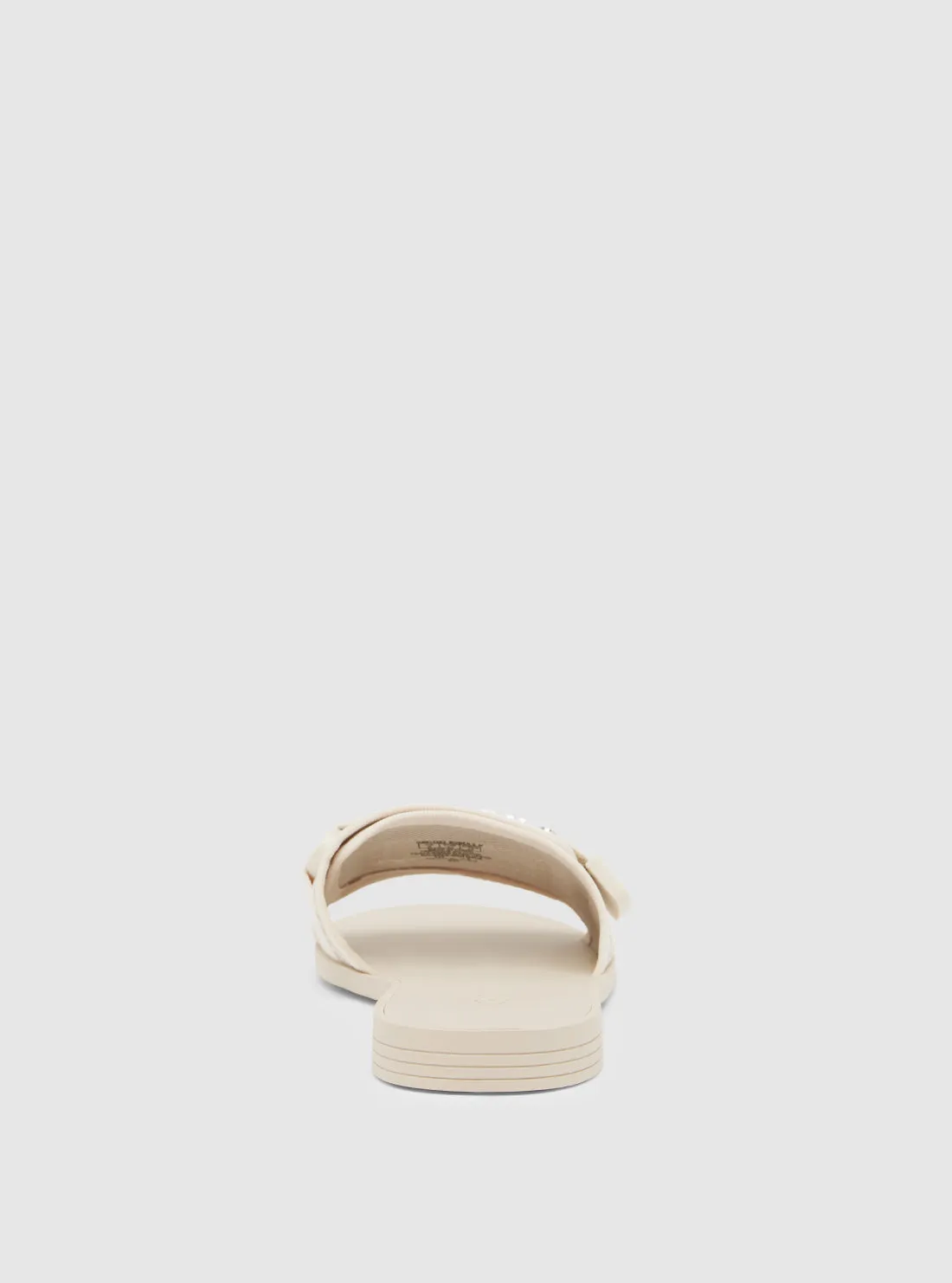 Beige Logo Elyze Slides Guess