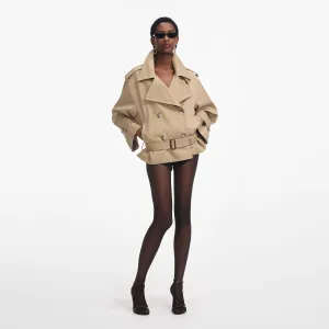 Beige Trench Jacket Self Portrait