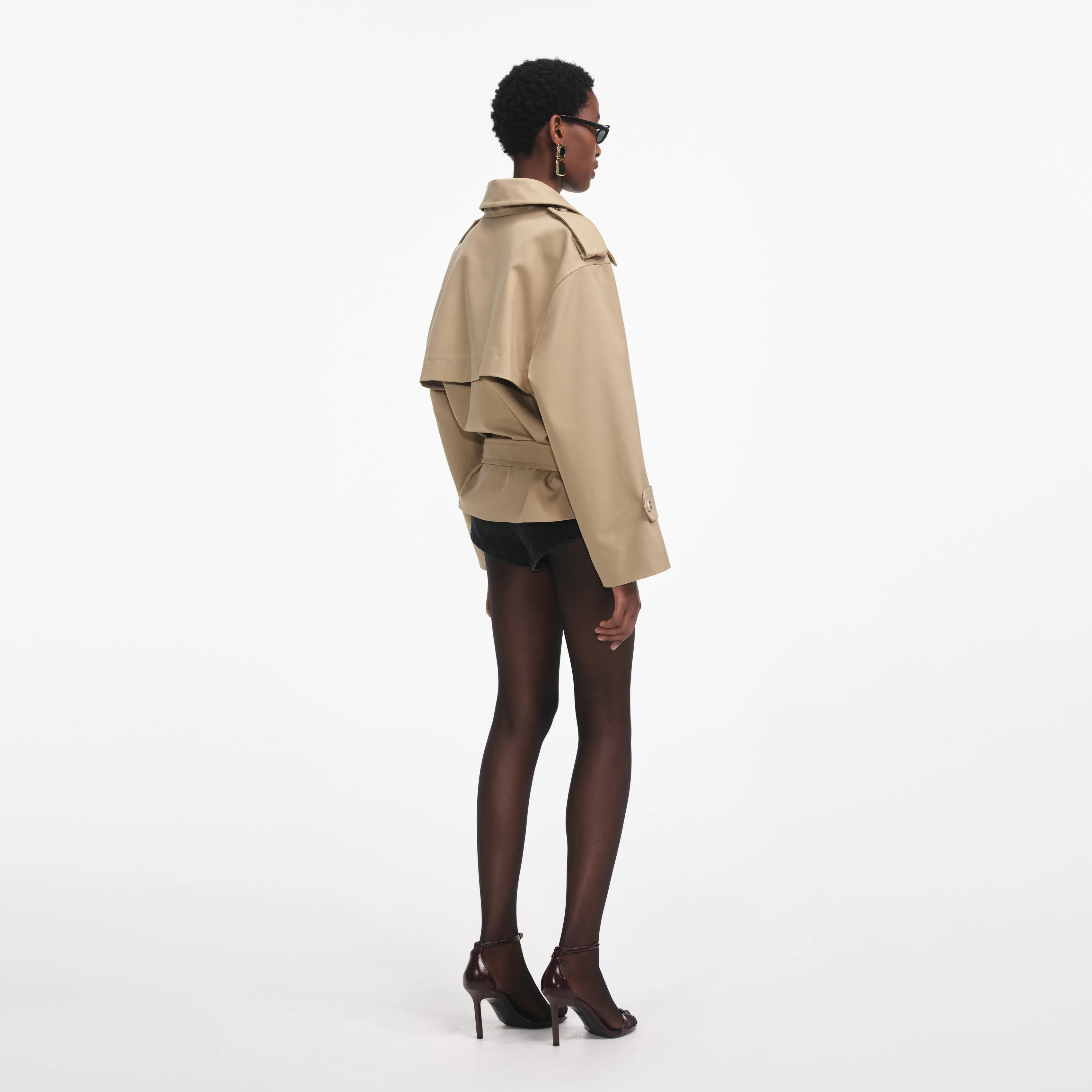 Beige Trench Jacket Self Portrait
