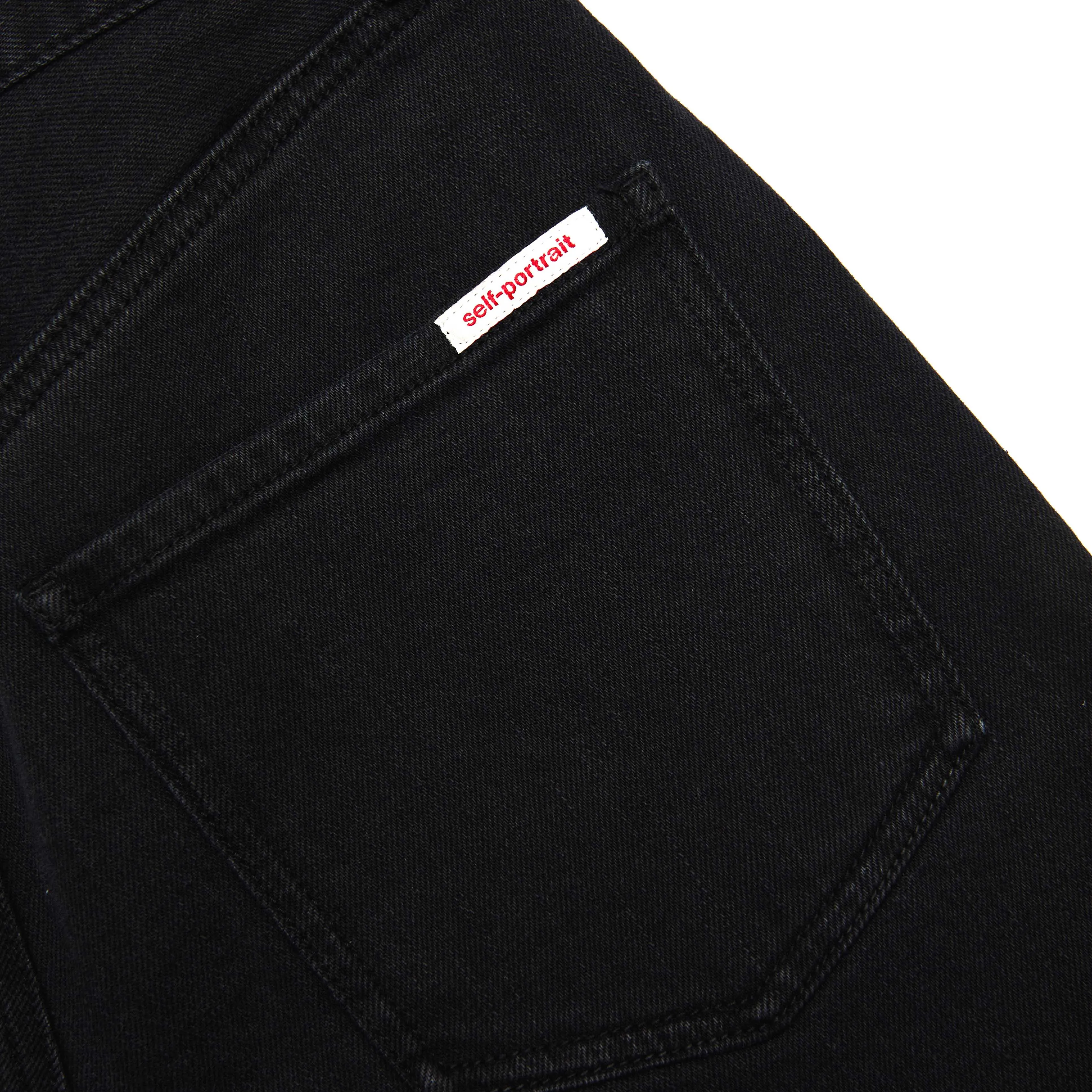Black Flared Jeans Self Portrait