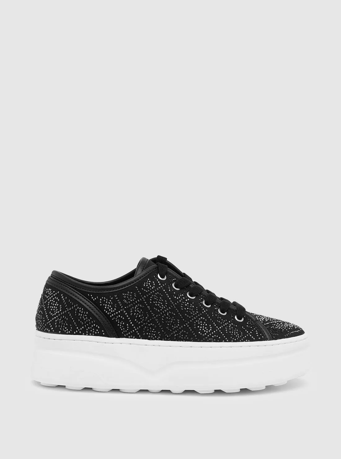 Black Queeny Low-Top Sneakers Guess