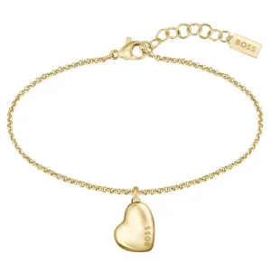 Boss Jewellery Ladies Honey Heart Gold Plated Bracelet 1580595