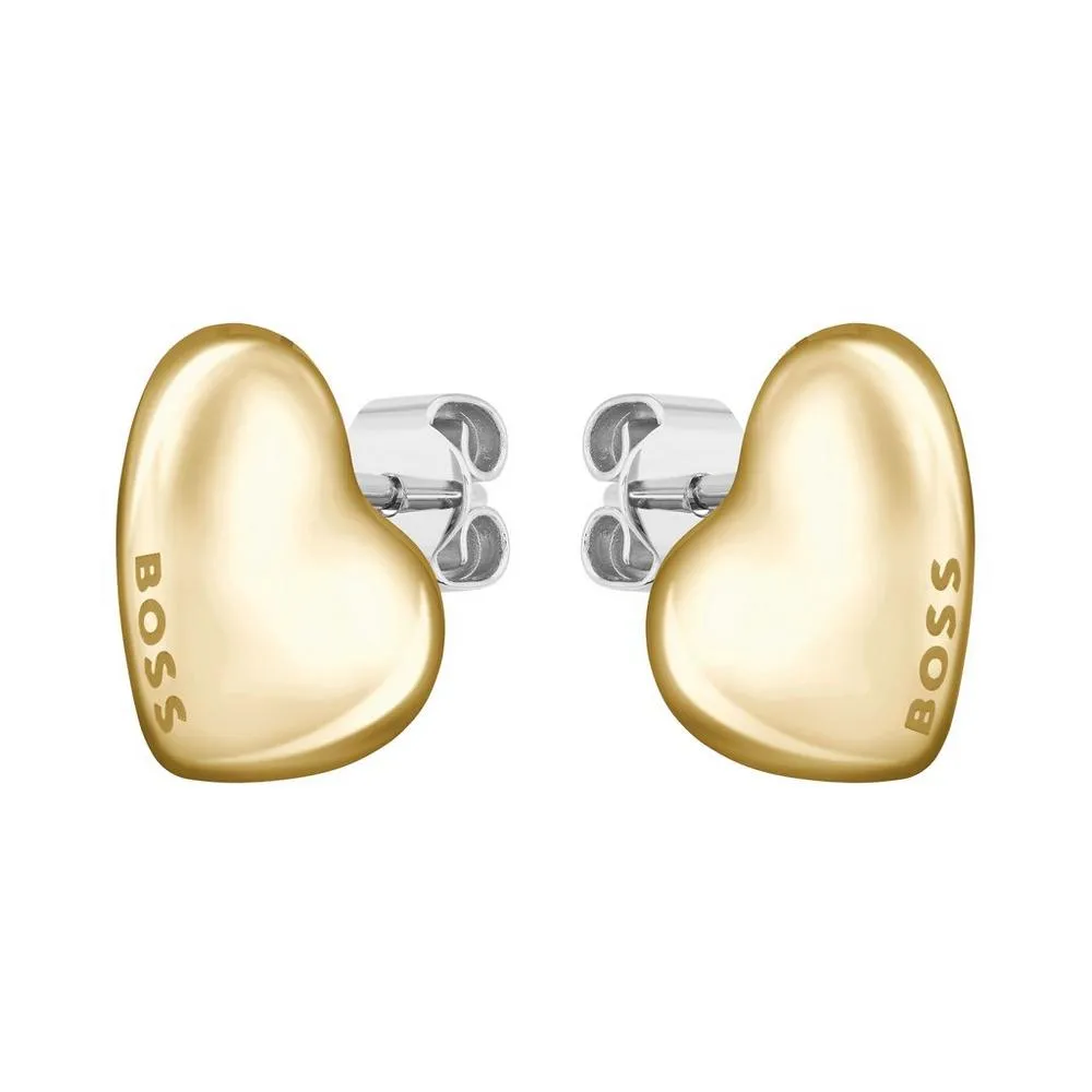 BOSS Jewellery Ladies Honey Heart Stud Earrings 1580564