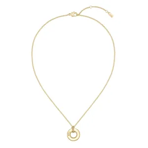 Boss Jewellery Live Circle Gold Plated Ladies Necklace 1580684