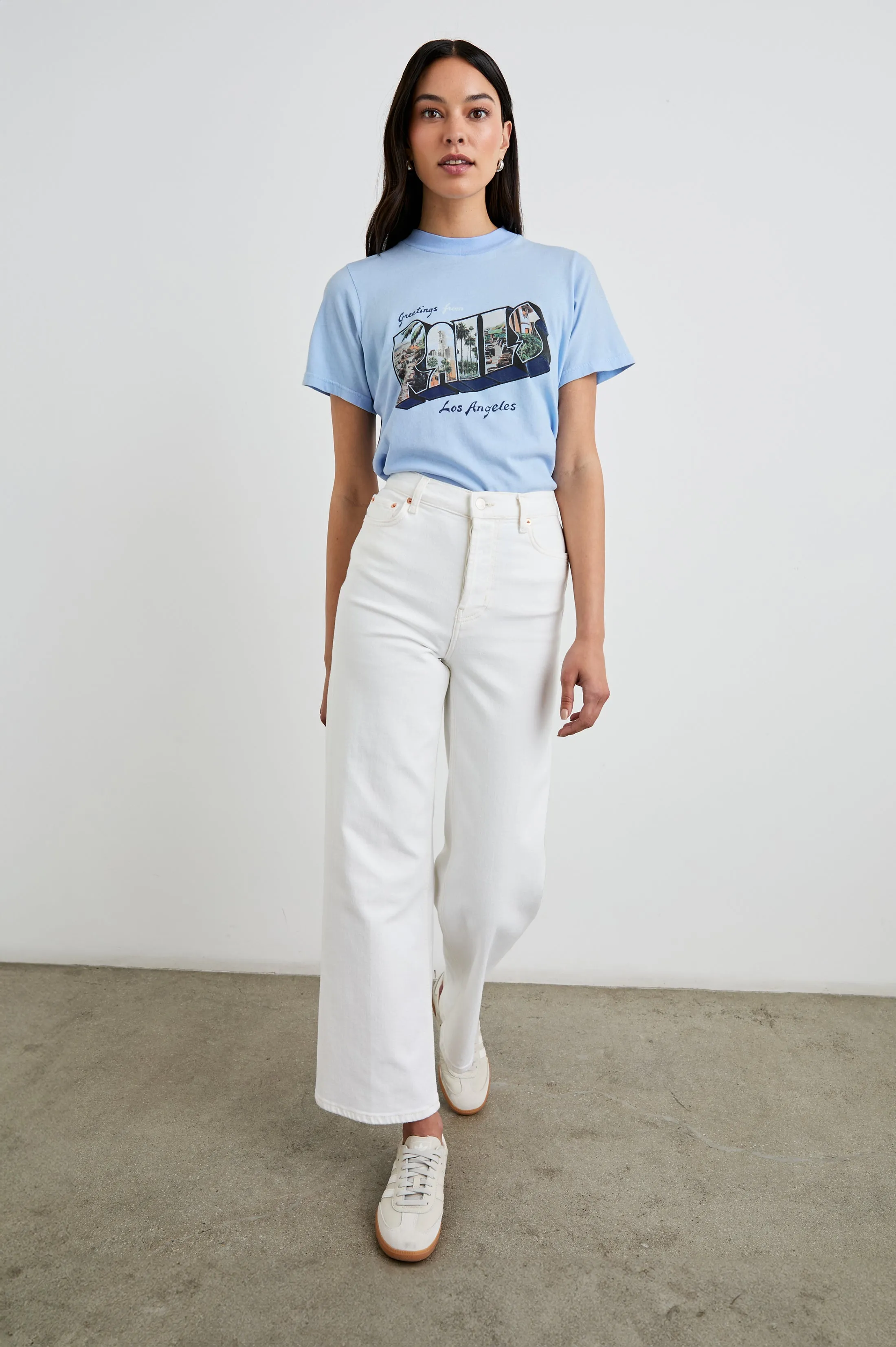 BOYFRIEND T-SHIRT - RAILS LOS ANGELES BLUE Rails