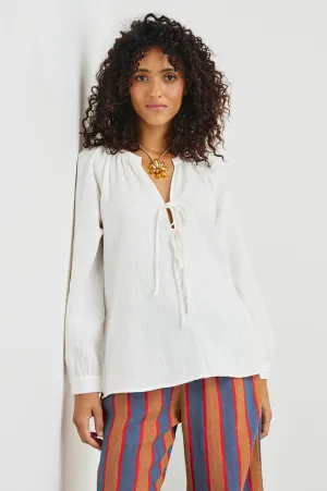 BRIELLE TOP - WHITE Rails