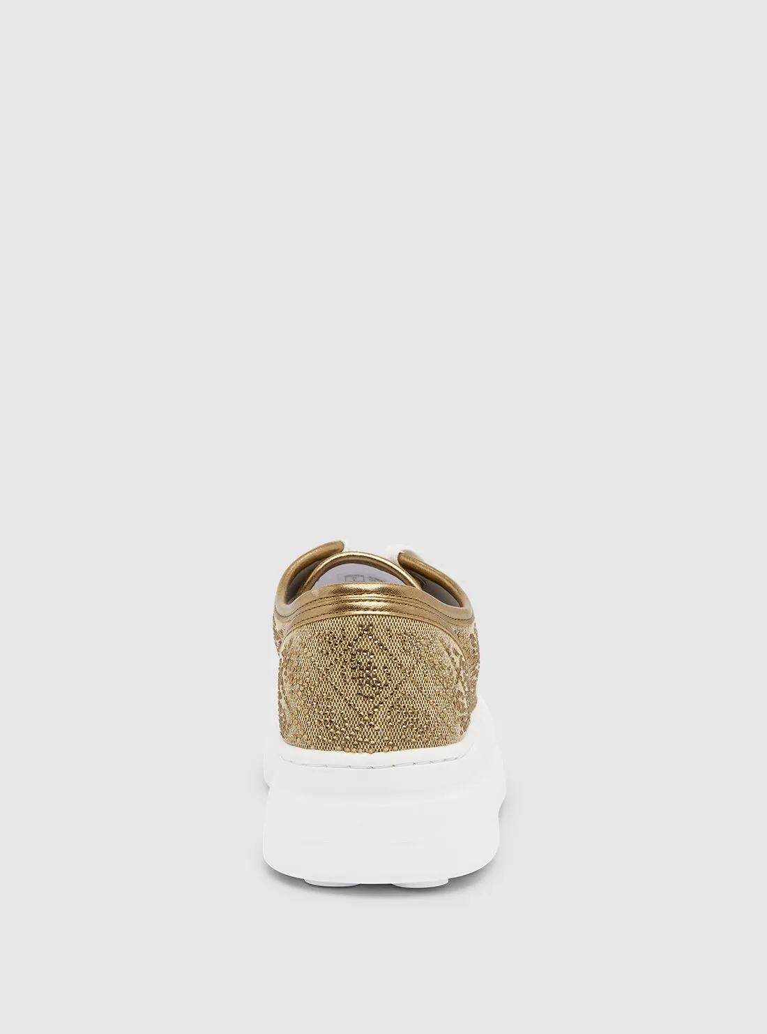 Brown Queeny Low-Top Sneakers Guess
