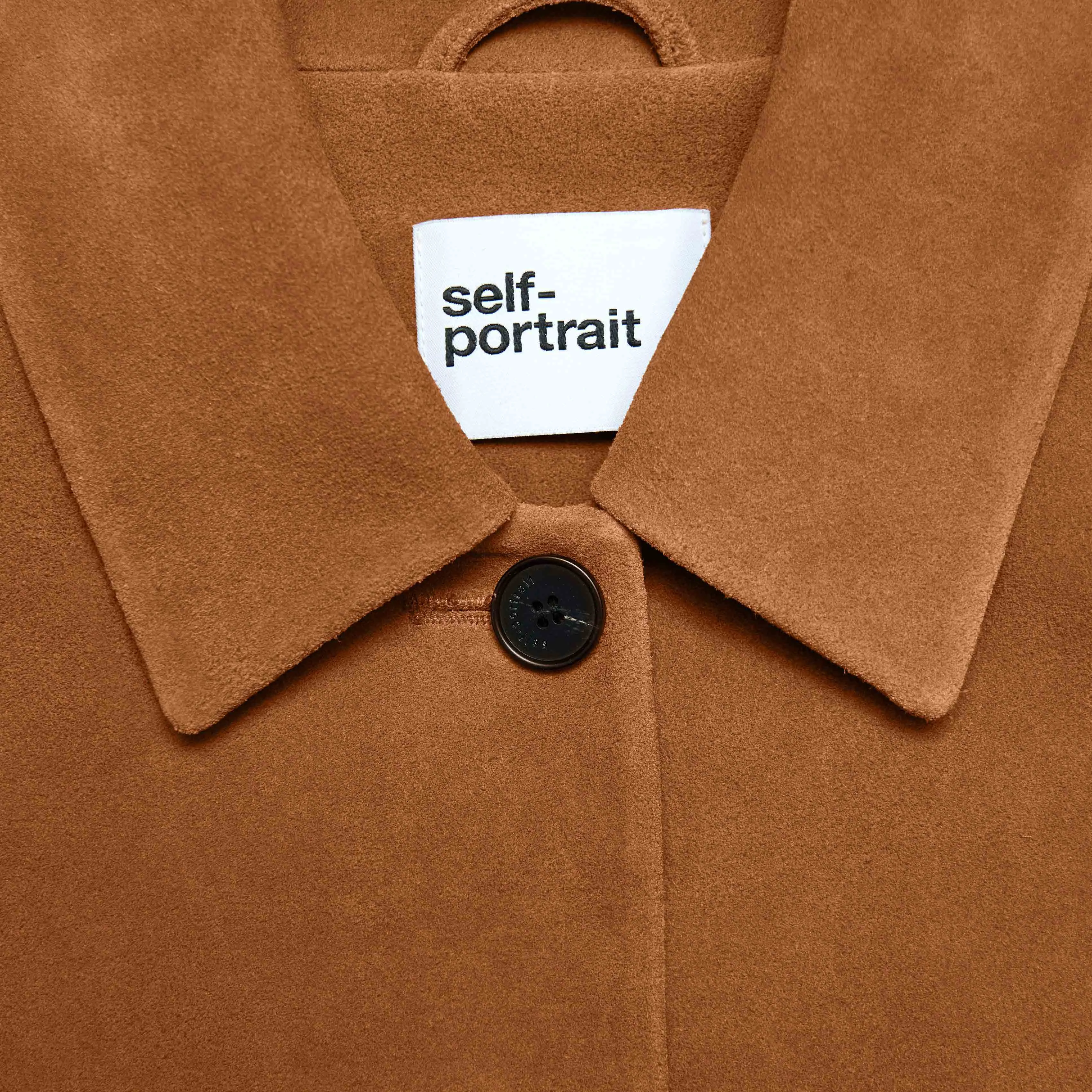 Brown Suede Jacket Self Portrait