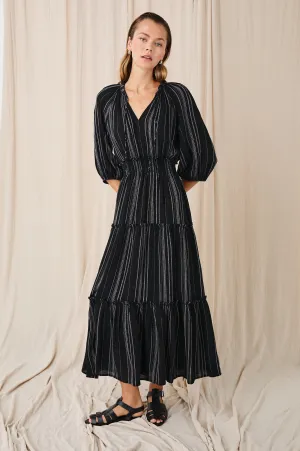 CATERINE DRESS - BALBOA STRIPE Rails