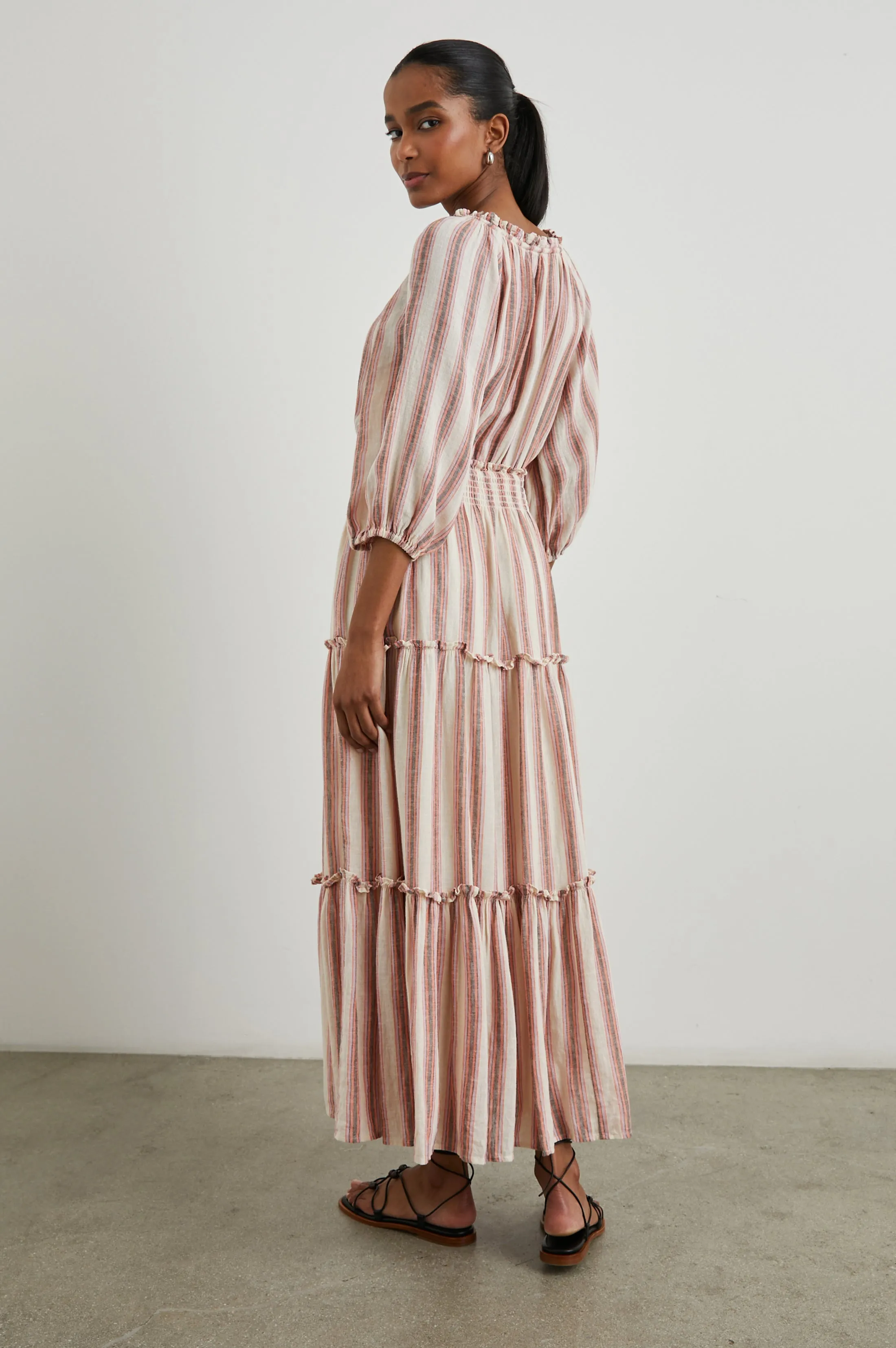 CATERINE DRESS - CAMINO STRIPE Rails