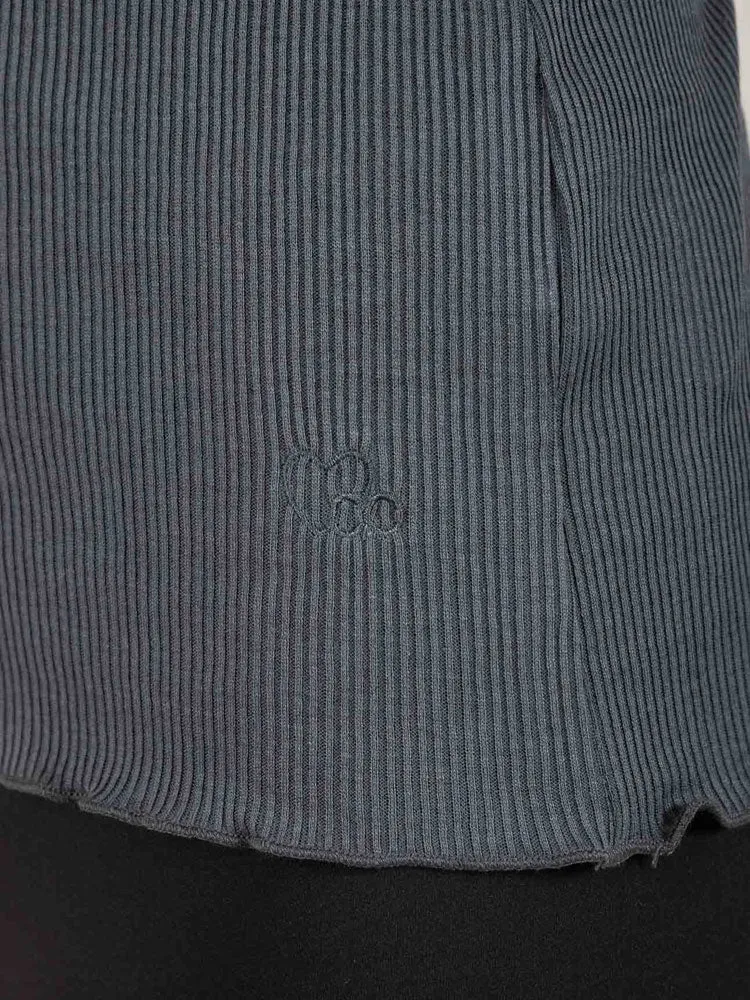 CC Heart Poppy Camisole Dark Stone Grey