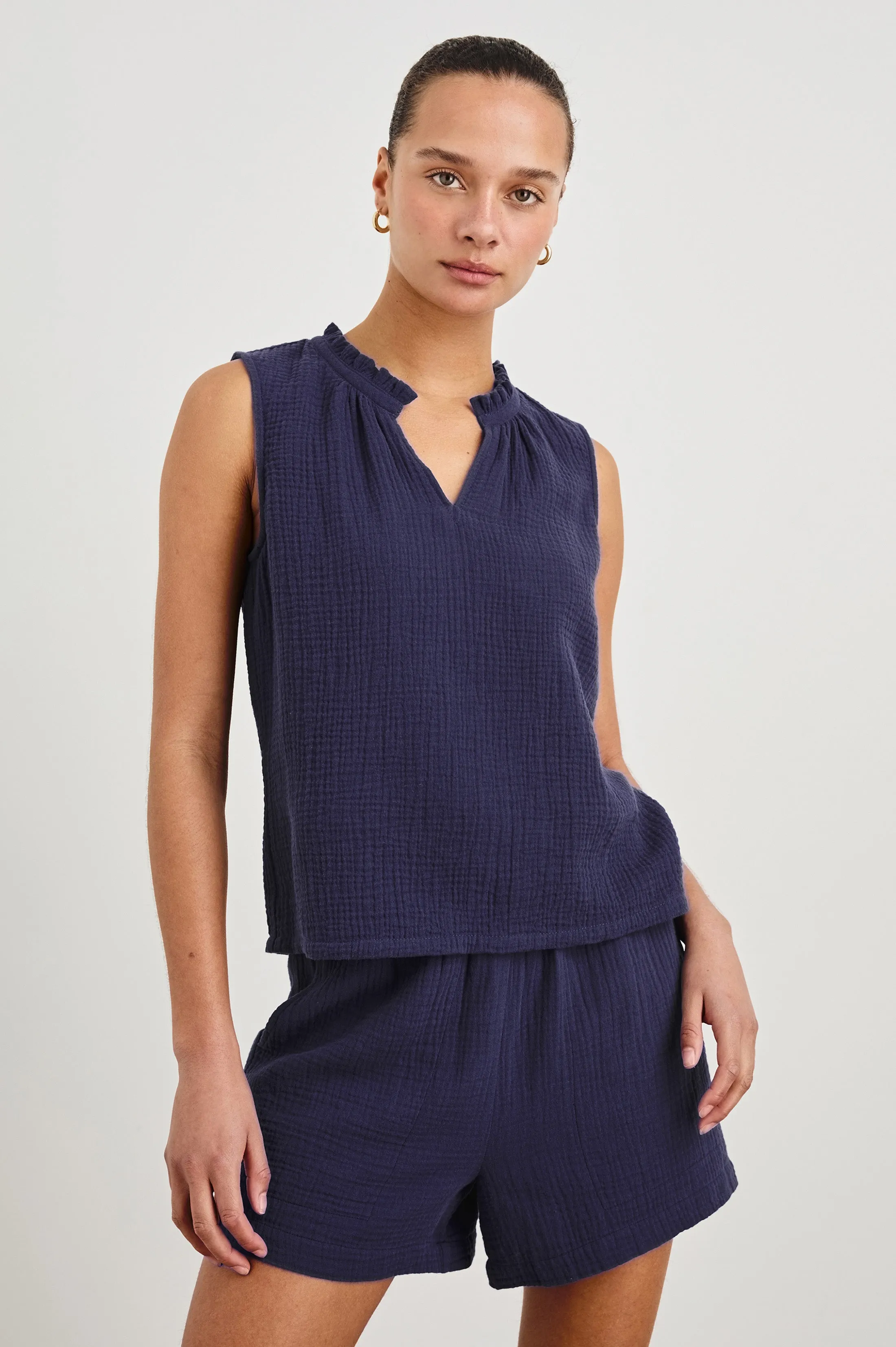 CHRISTY TOP - ADMIRAL BLUE Rails