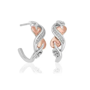Clogau Tree of Life Half Hoop Earrings 3STOL0203