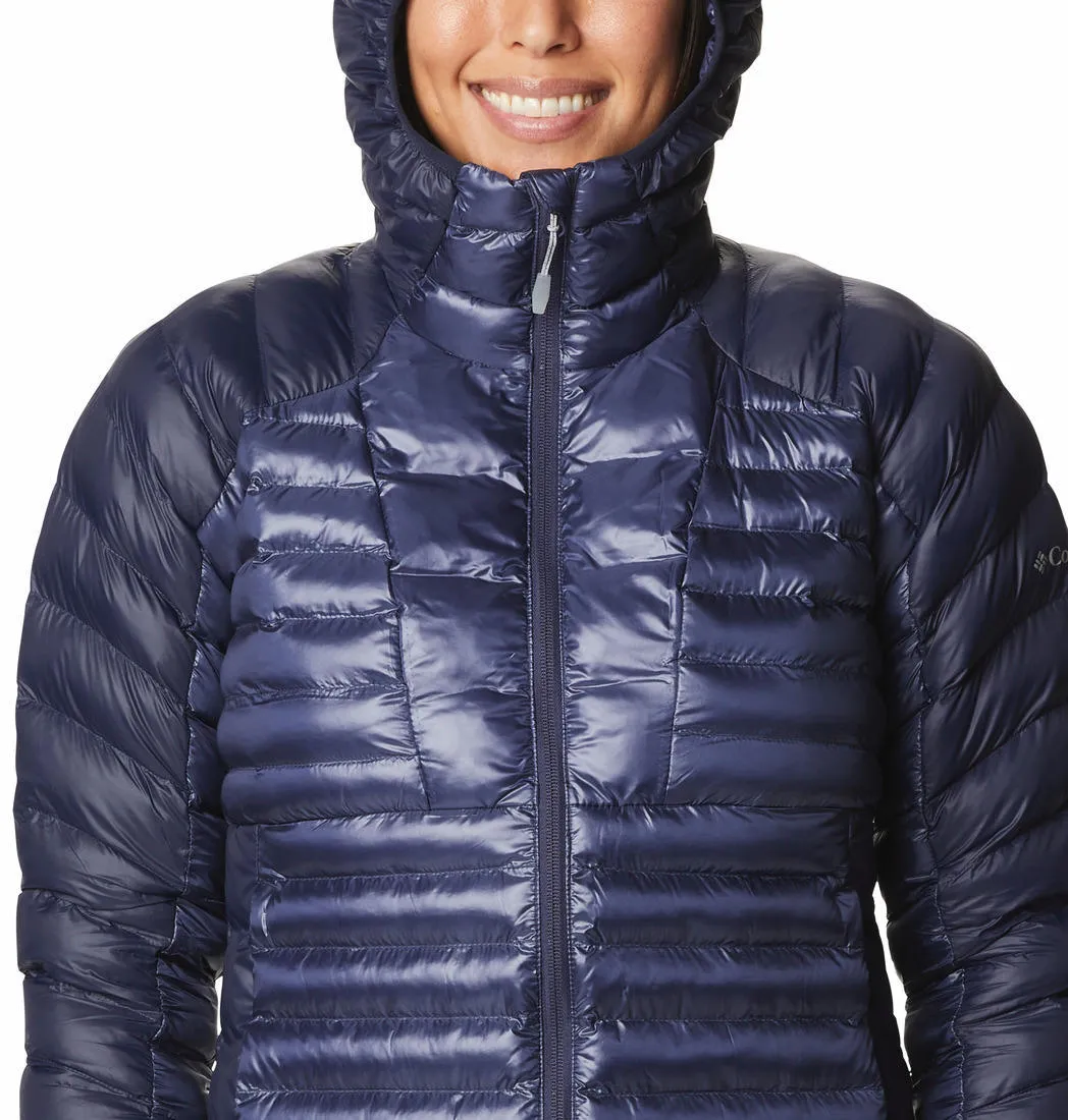 Columbia Women Blue Omni-Heat Infinity Labyrinth Loop Hooded Jacket