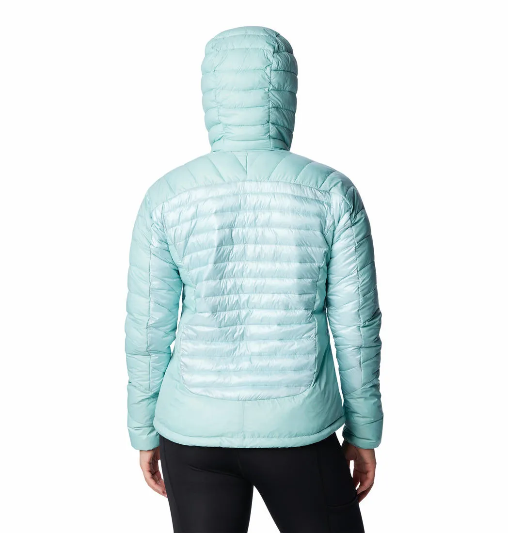 Columbia Women Blue Omni-Heat Infinity Labyrinth Loop Hooded Jacket