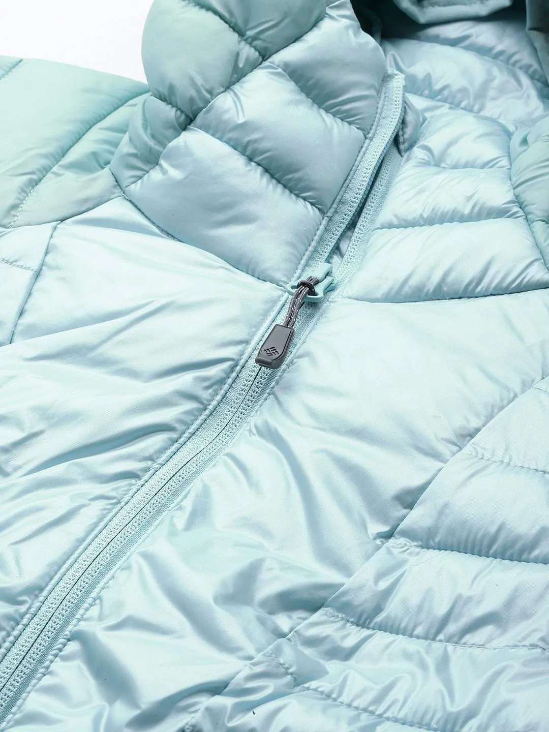Columbia Women Blue Omni-Heat Infinity Labyrinth Loop Hooded Jacket