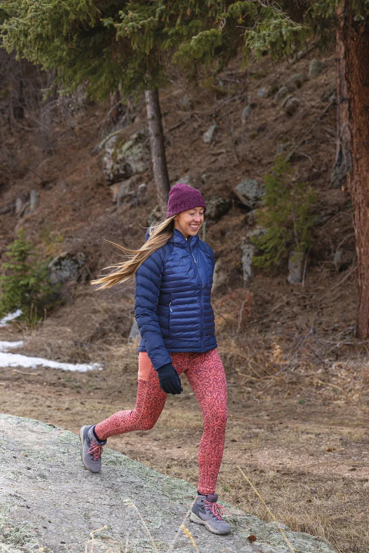 Columbia Women Blue Omni-Heat Infinity Labyrinth Loop Hooded Jacket