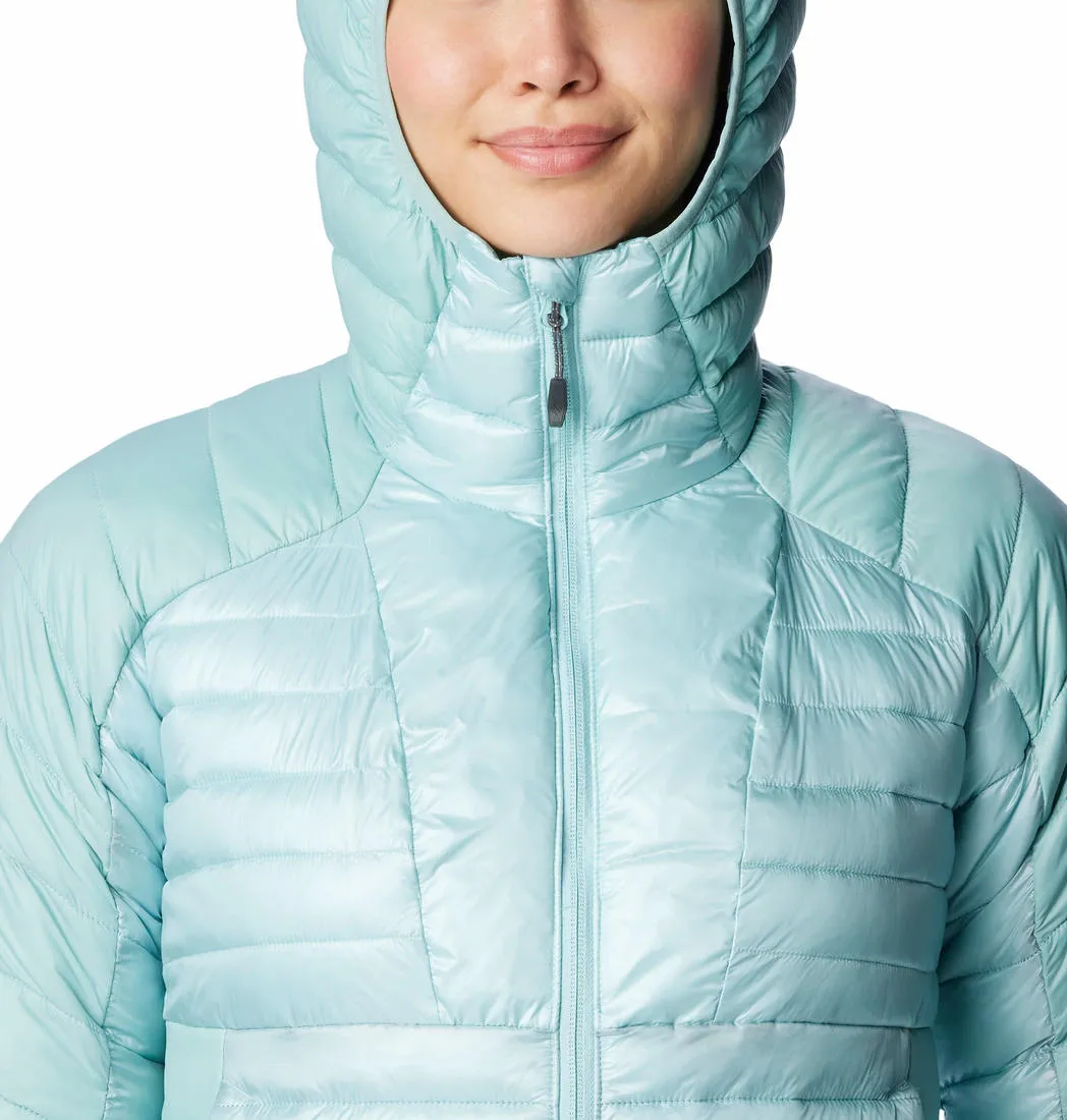 Columbia Women Blue Omni-Heat Infinity Labyrinth Loop Hooded Jacket