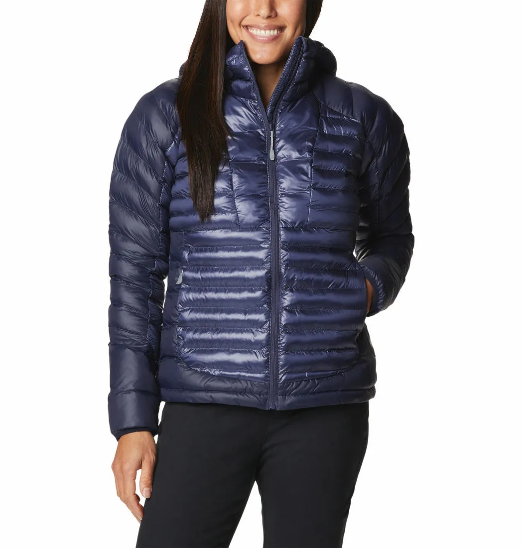 Columbia Women Blue Omni-Heat Infinity Labyrinth Loop Hooded Jacket