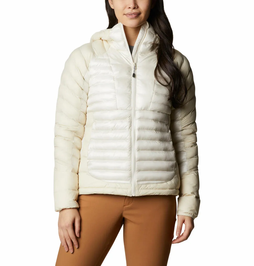 Columbia Women White Omni-Heat Infinity Labyrinth Loop Hooded Jacket