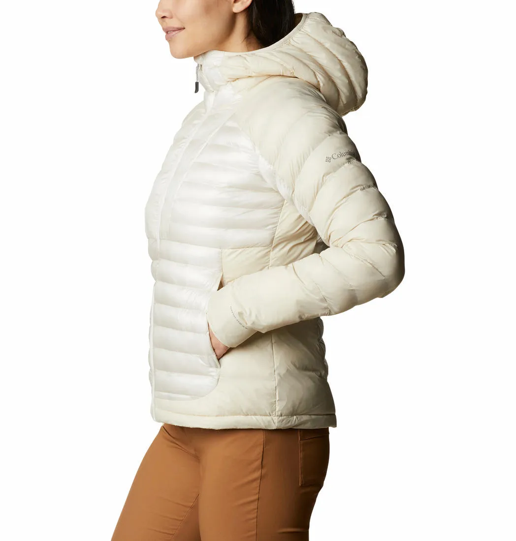 Columbia Women White Omni-Heat Infinity Labyrinth Loop Hooded Jacket