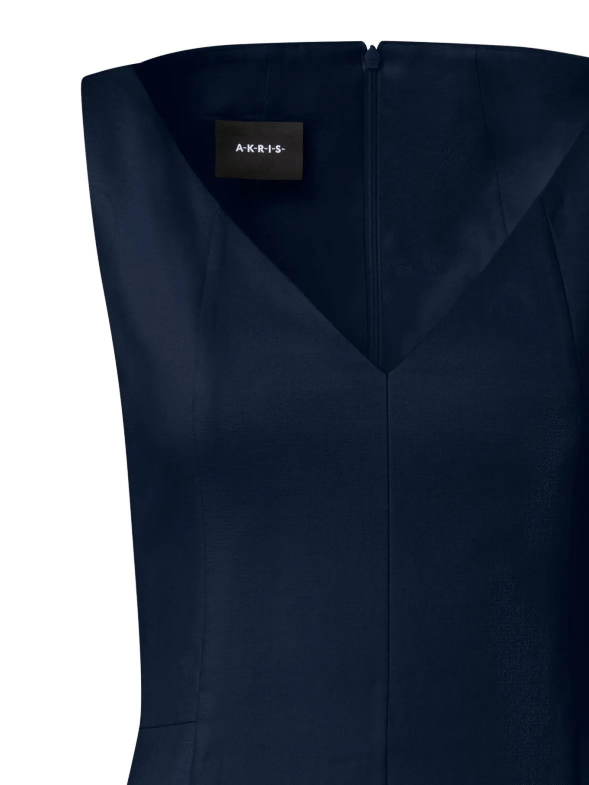Cotton Silk Double-Face Sheath Dress 