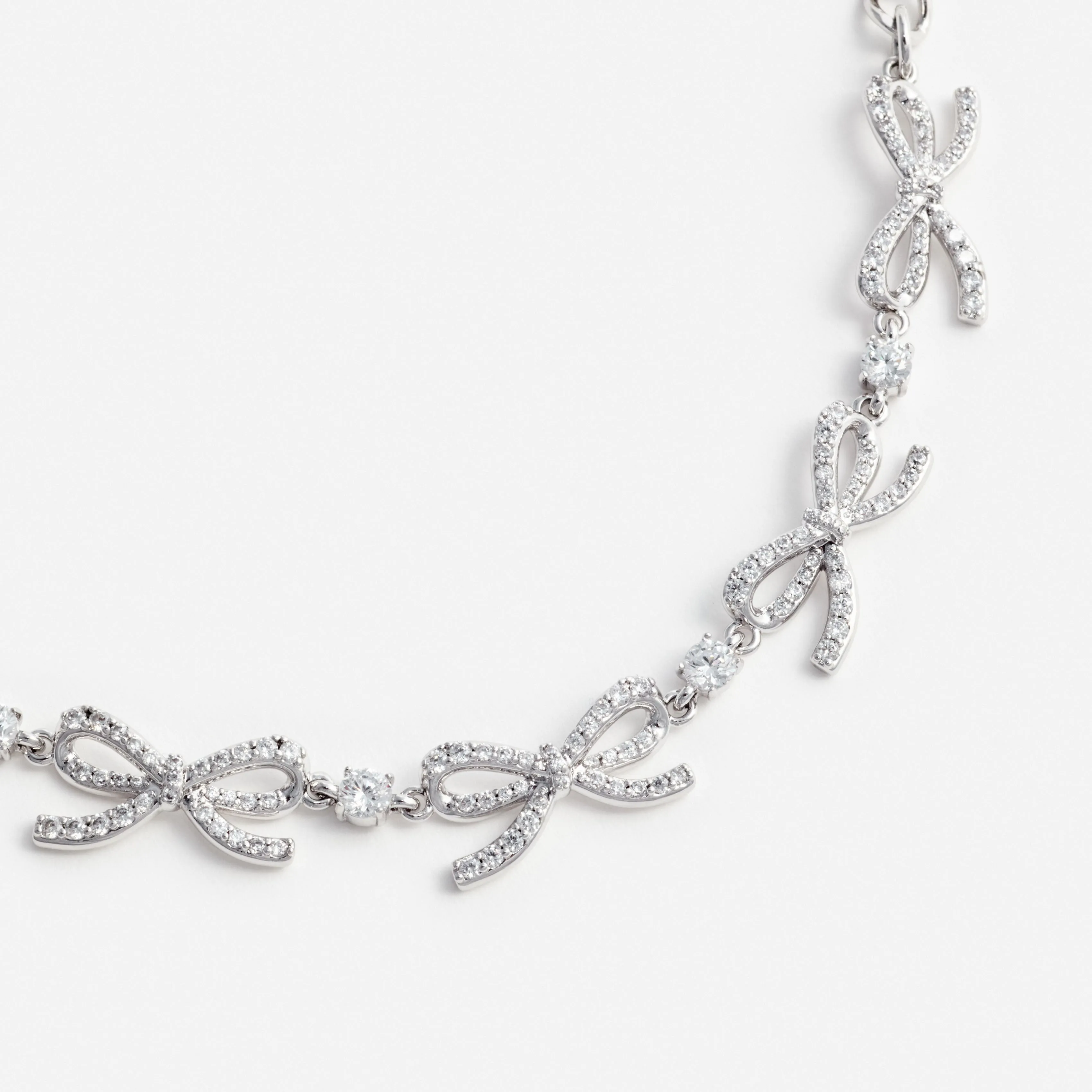 Crystal Bow Bracelet Self Portrait