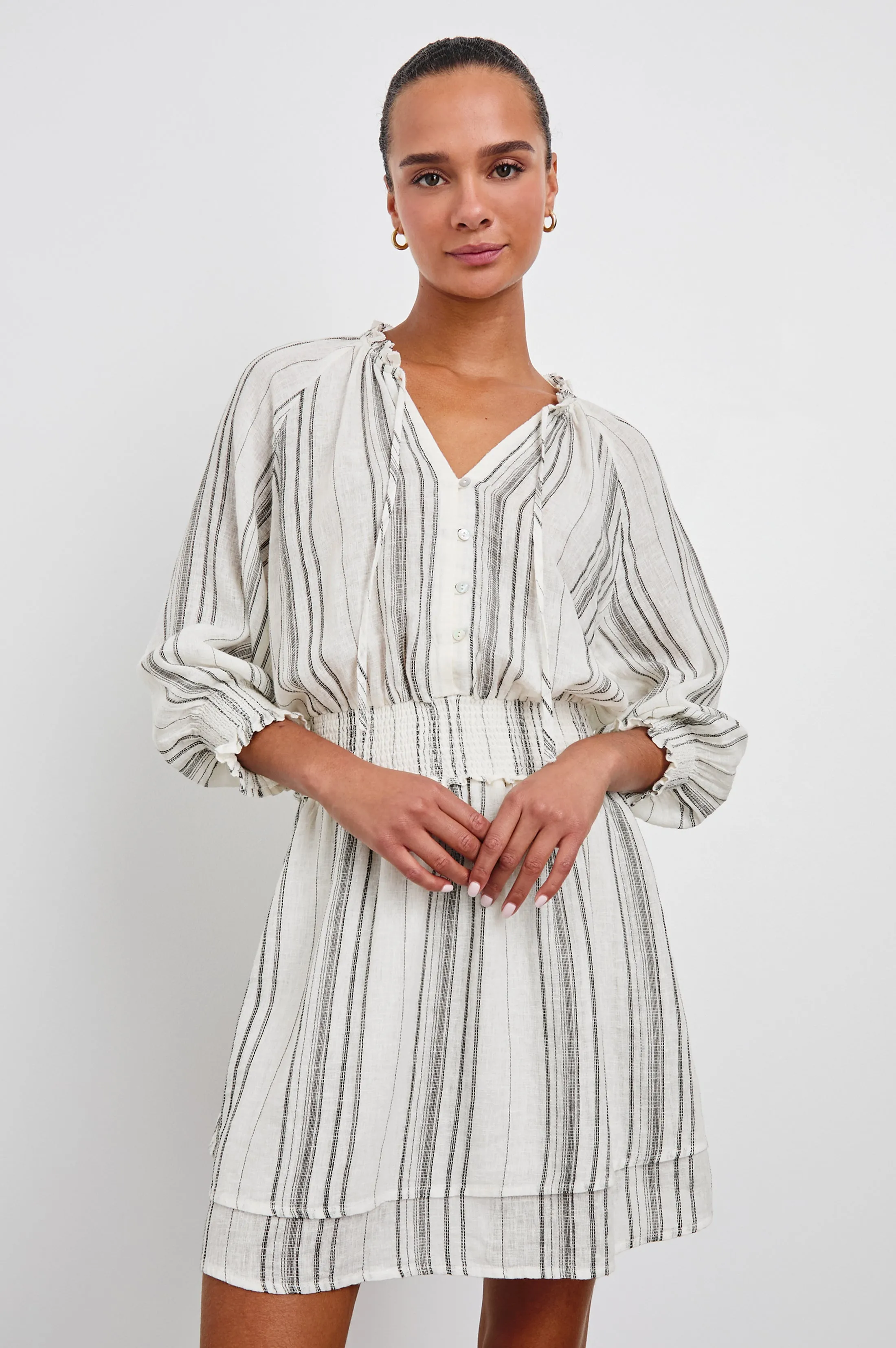 CRYSTAL DRESS - BASQUE STRIPE Rails