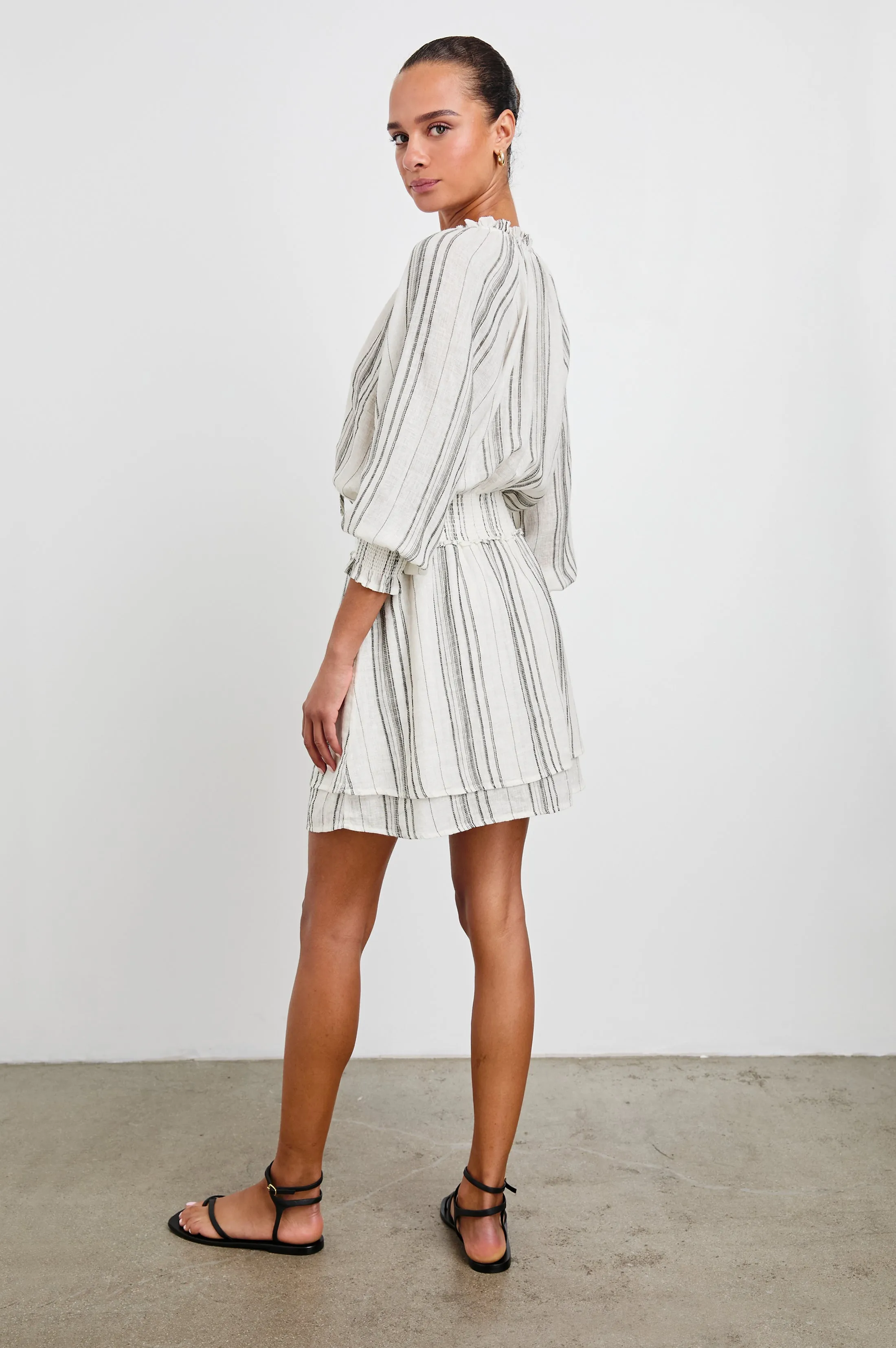 CRYSTAL DRESS - BASQUE STRIPE Rails
