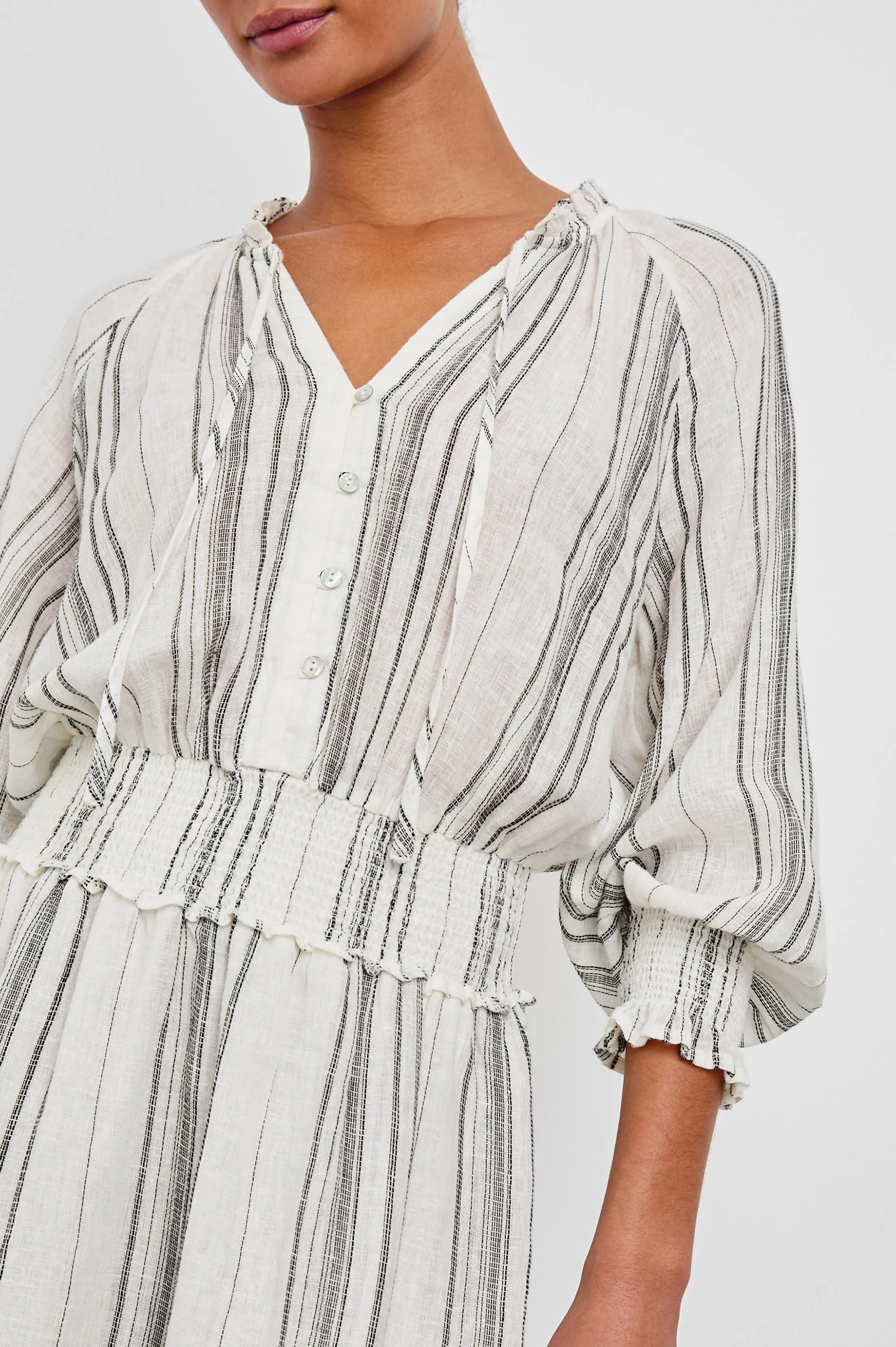 CRYSTAL DRESS - BASQUE STRIPE Rails