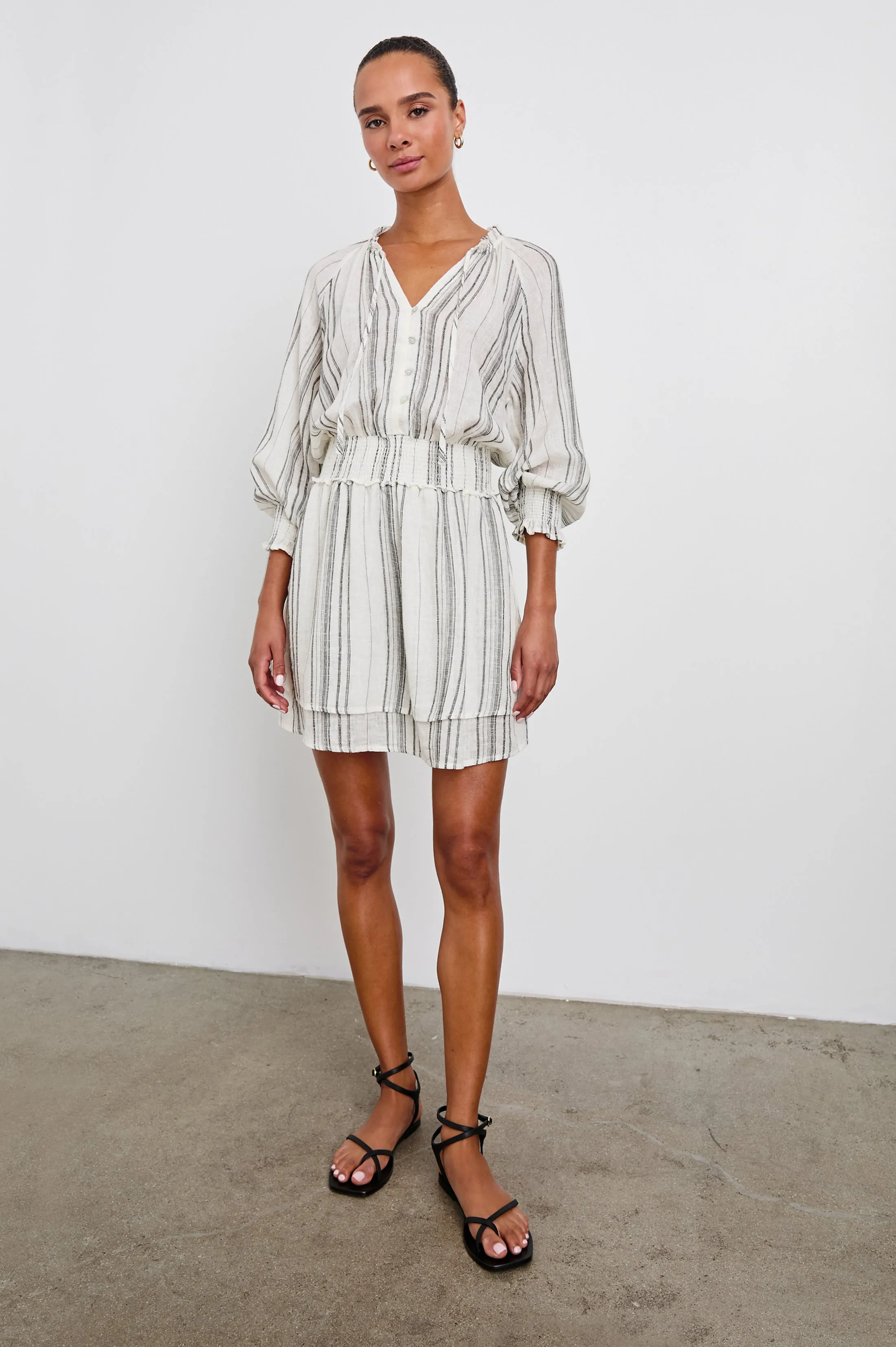 CRYSTAL DRESS - BASQUE STRIPE Rails