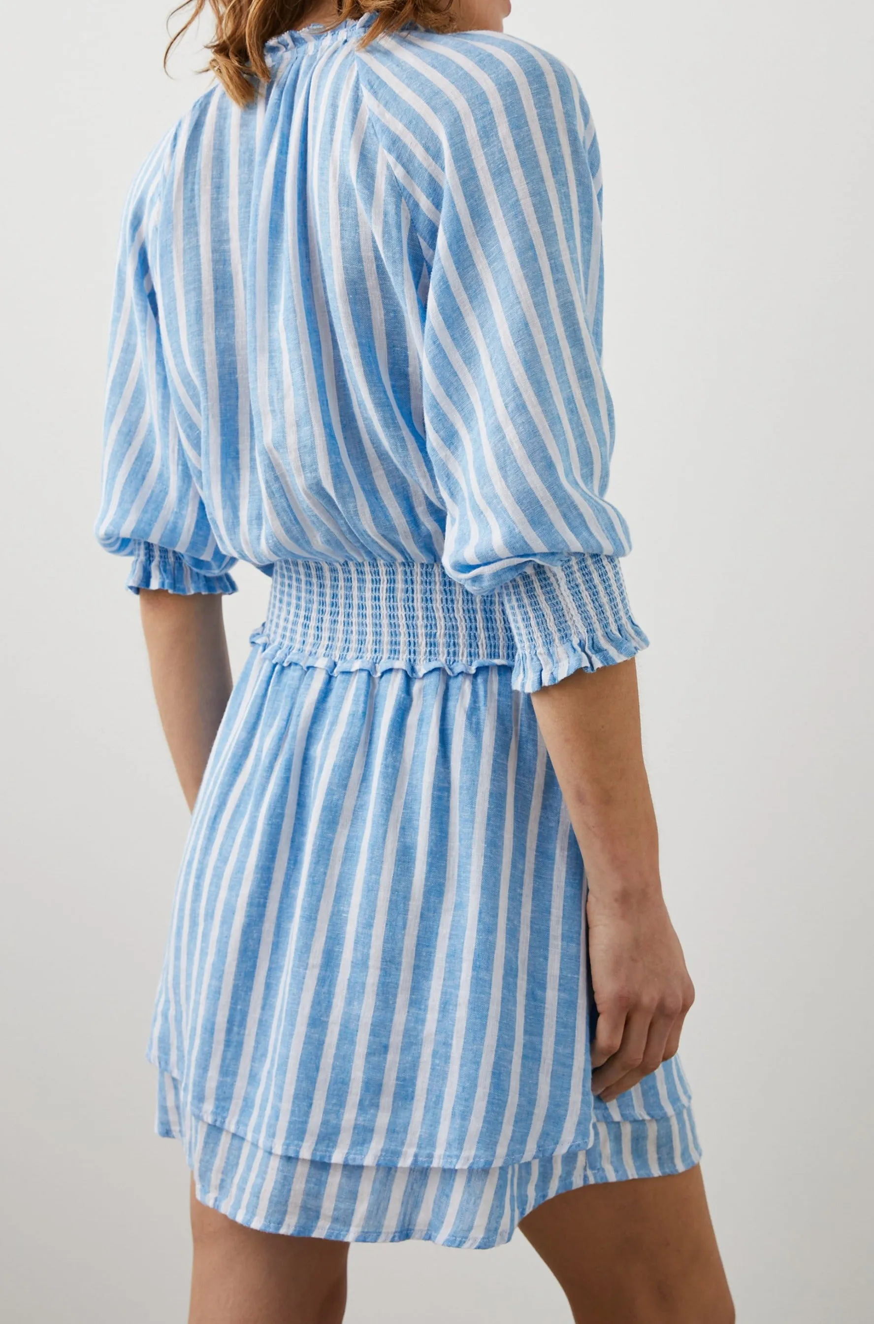 CRYSTAL DRESS - LAKE STRIPE Rails