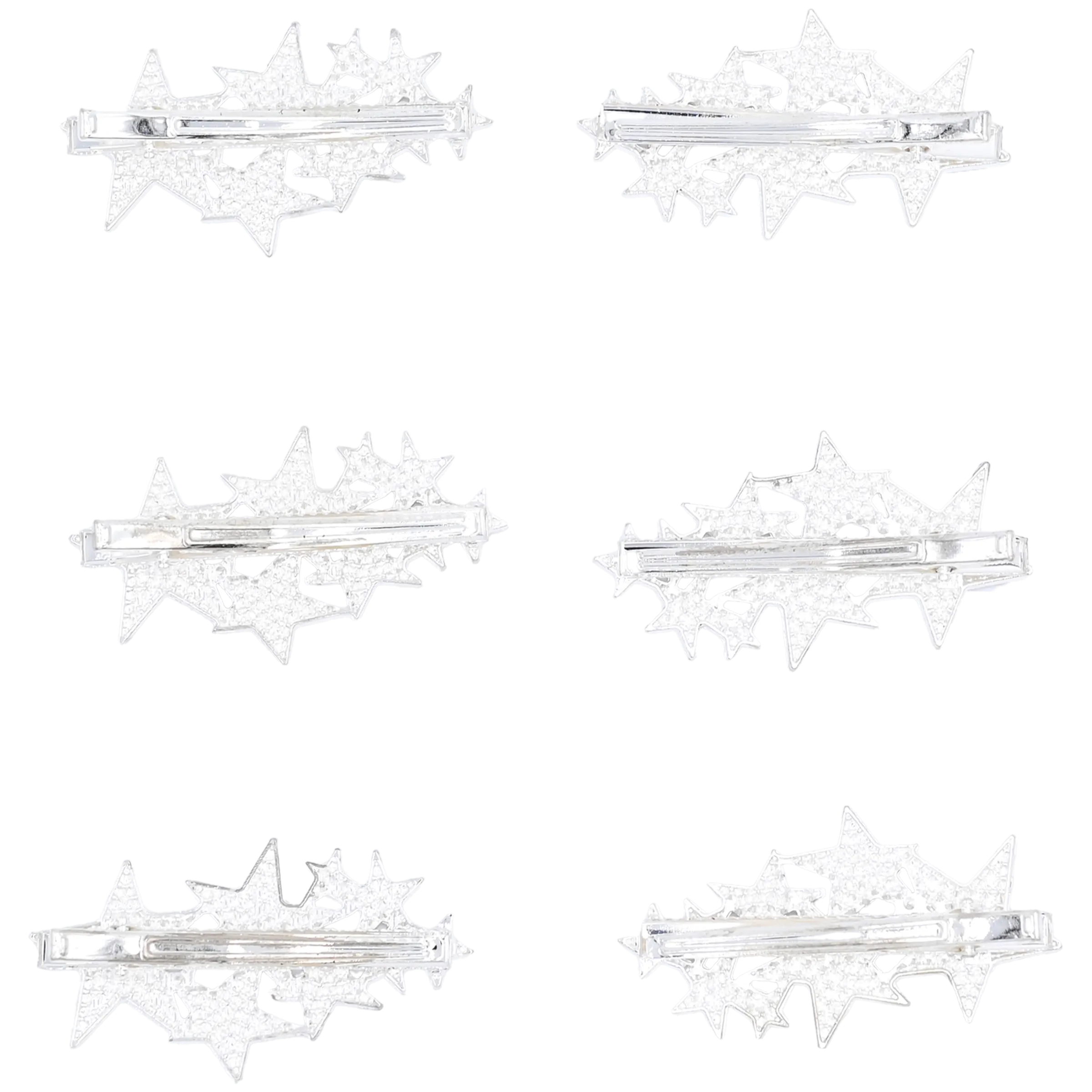 Crystal Star Collection Hair Clips
