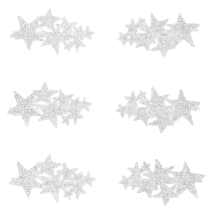 Crystal Star Collection Hair Clips
