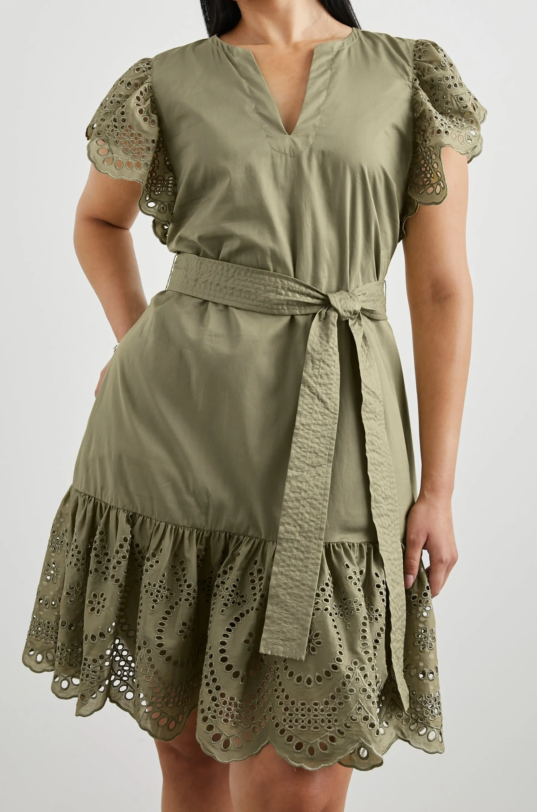 DARLENE DRESS - CANTEEN EYELET Rails