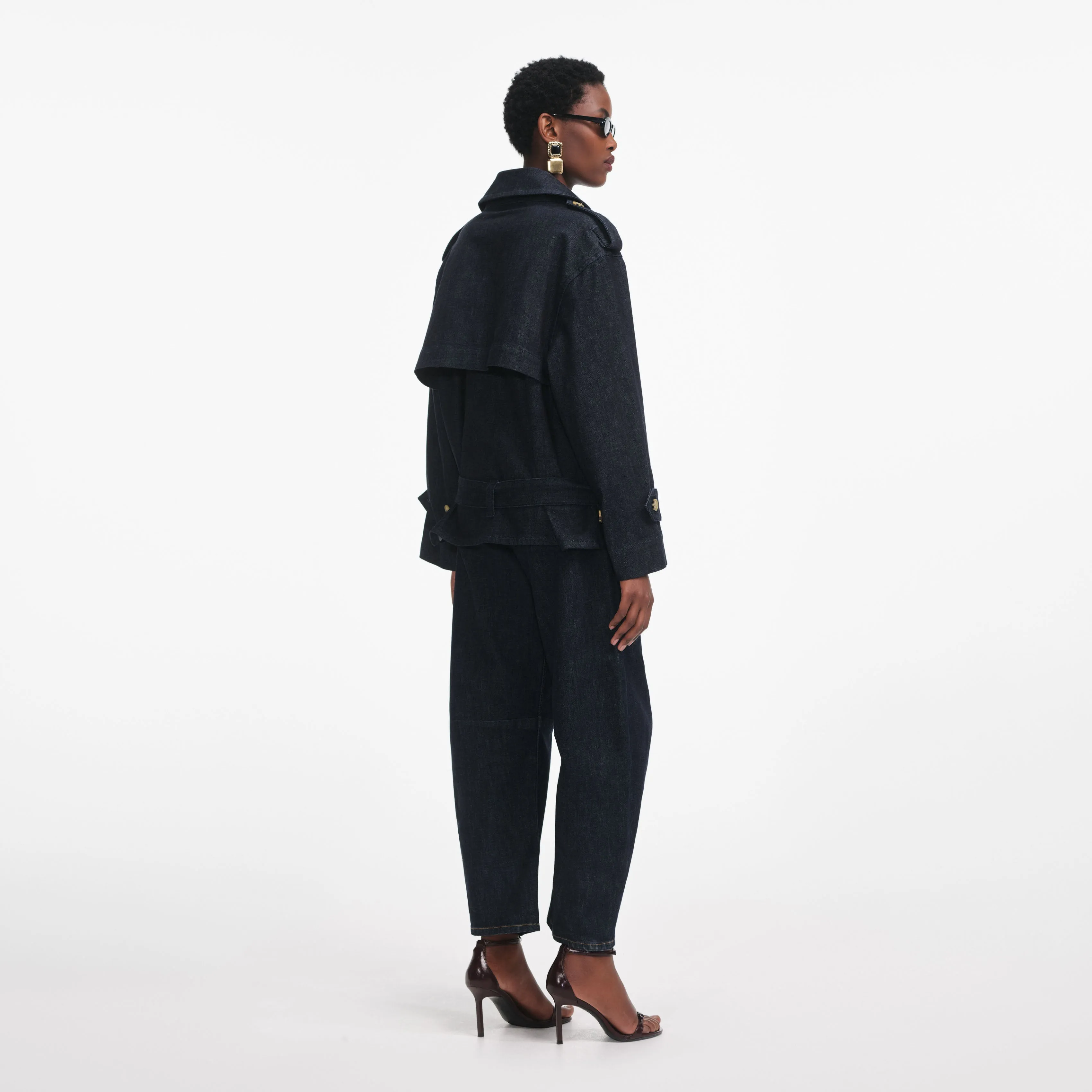 Denim Trench Jacket Self Portrait