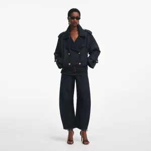 Denim Trench Jacket Self Portrait
