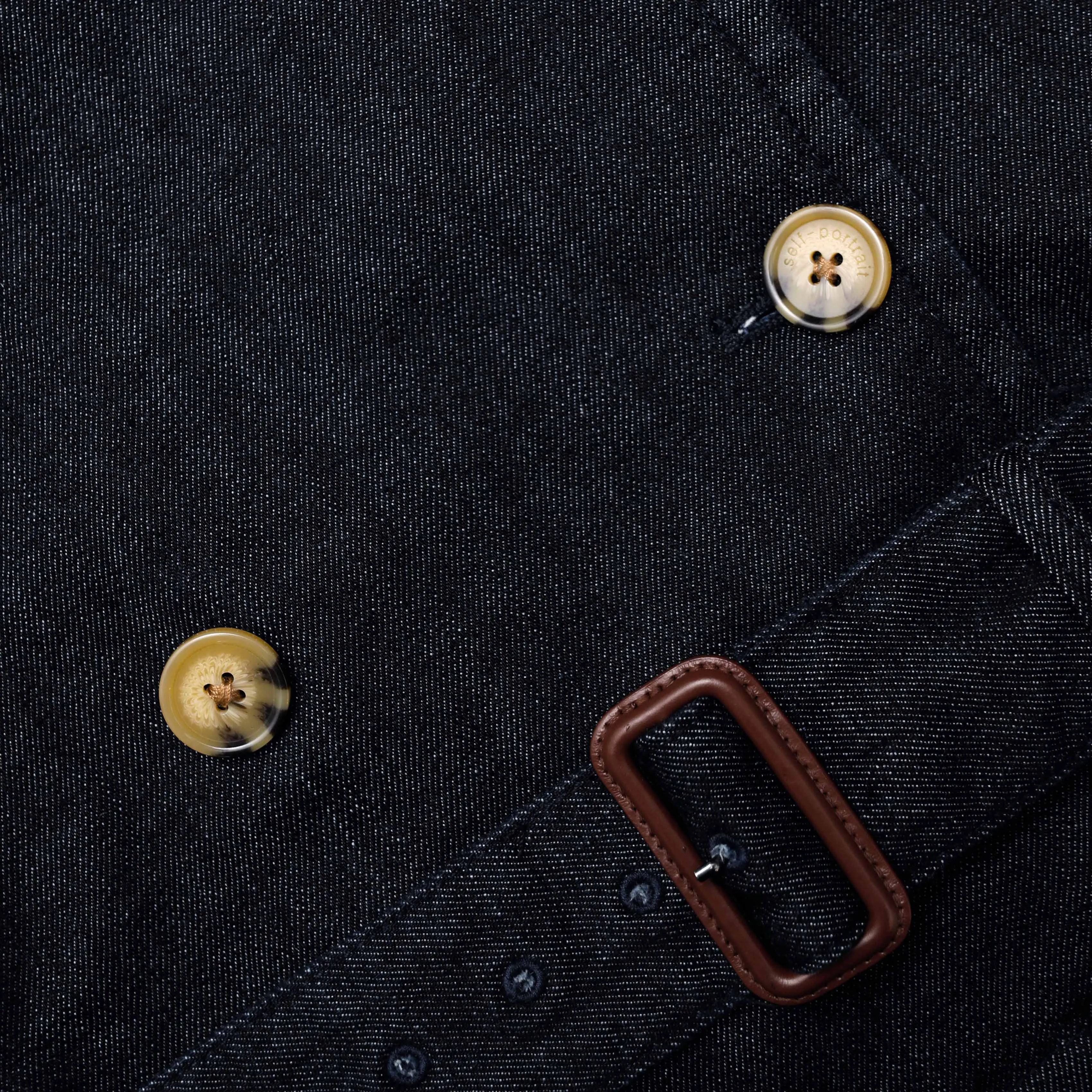 Denim Trench Jacket Self Portrait