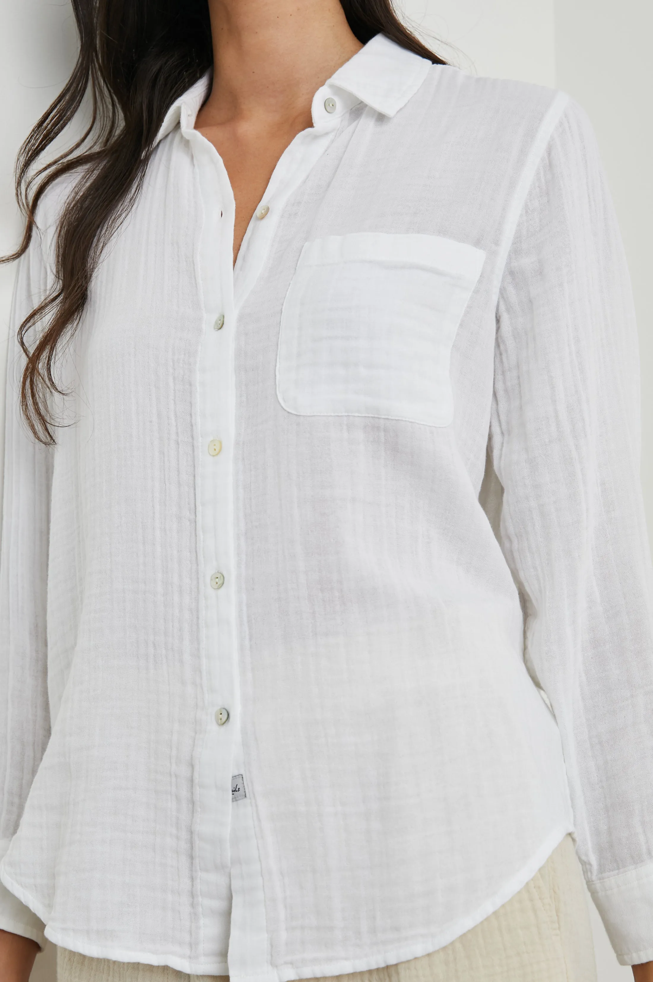 ELLIS SHIRT - WHITE Rails
