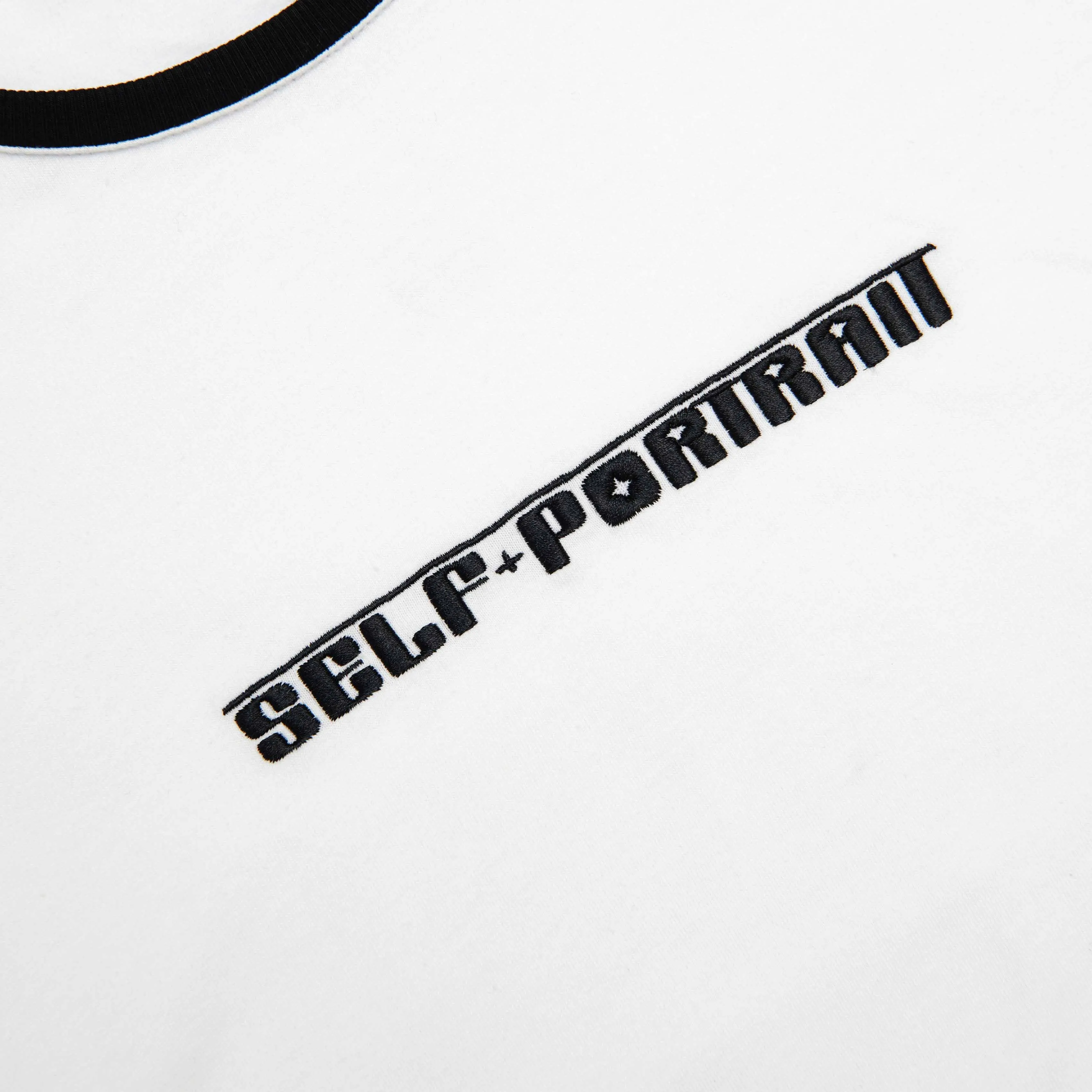 Embroidered SP Logo T-Shirt Self Portrait