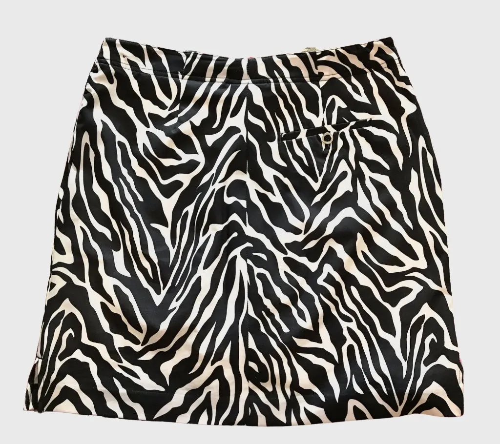 EP Pro  Zebra Print Golf Skort Size 10 MSP$78